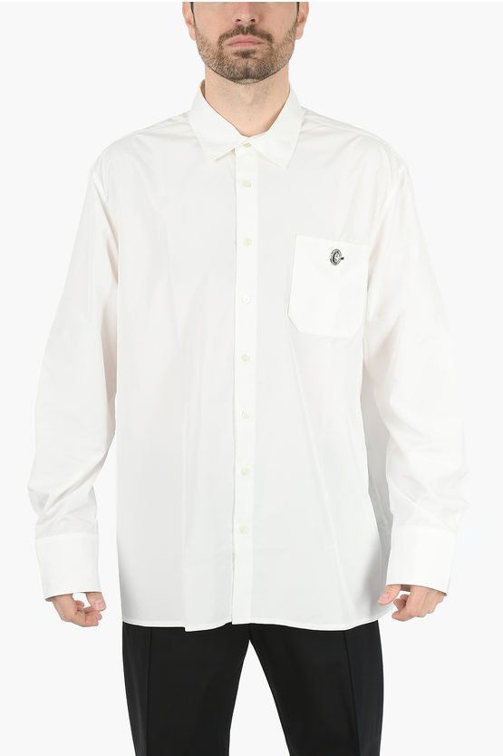 image of Botter Shirt With Breast Pocket in White, Men's (Size Small)