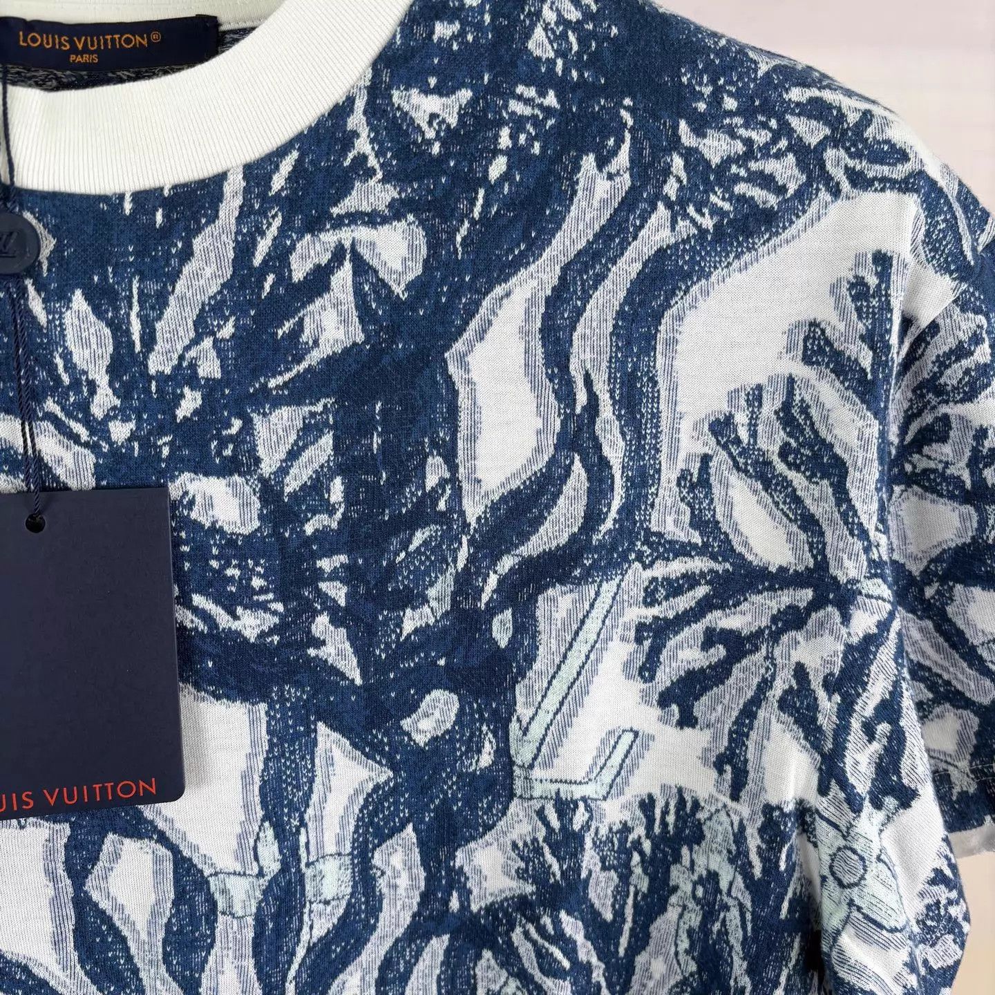 Louis Vuitton LV seaweed plant print short tee S new Italy 100% cotton Size US S / EU 44-46 / 1 - 4 Thumbnail