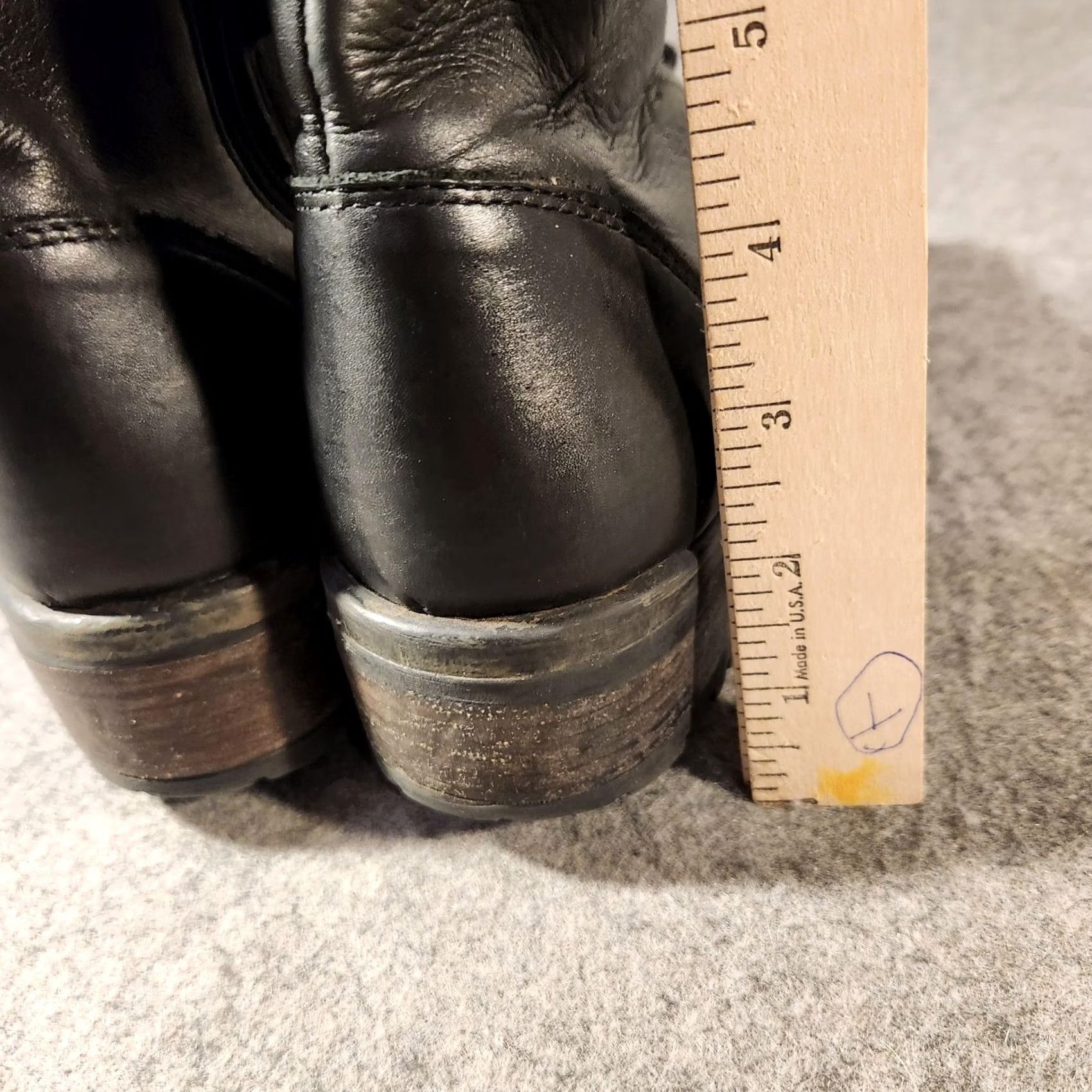 Vintage VINTAGE Lavorazione Artigiana Boots Womens 7.5 Black Combat Lace Up Zip Lug Sole Boots Womens Black 7.5 Union Size US 8 / IT 38 - 5 Thumbnail