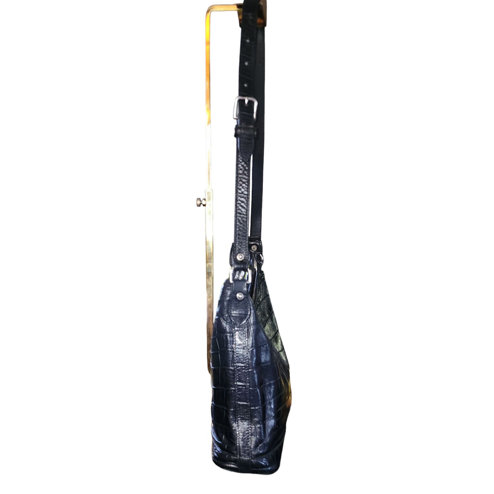Dooney & Bourke Dooney & Bourke Leather Handbag Embossed Alligator Size ONE SIZE - 3 Thumbnail