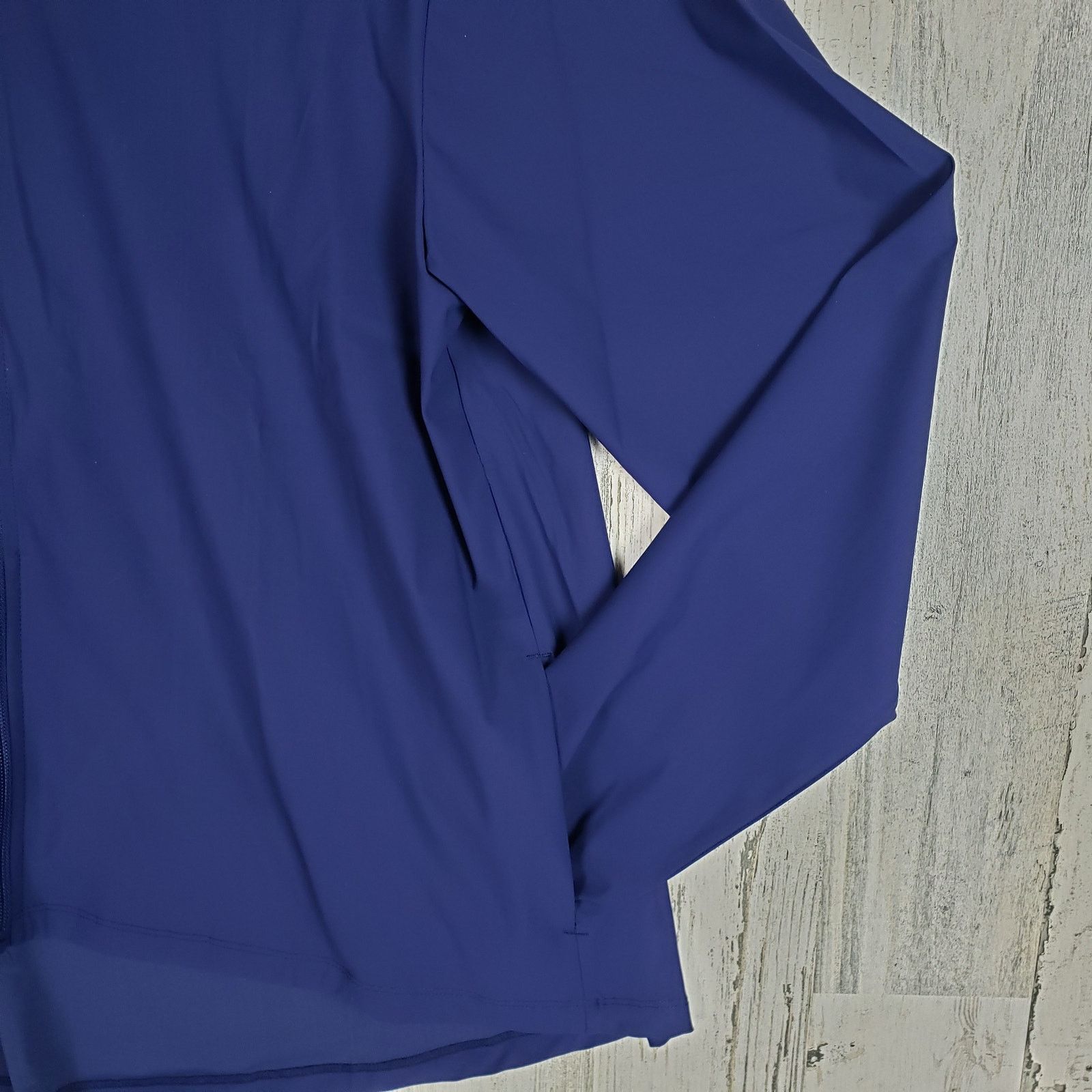 Other NWT Iris & Ink Hooded Zip Up Blue Performance Jacket Large Size L / US 10 / IT 46 - 5 Thumbnail