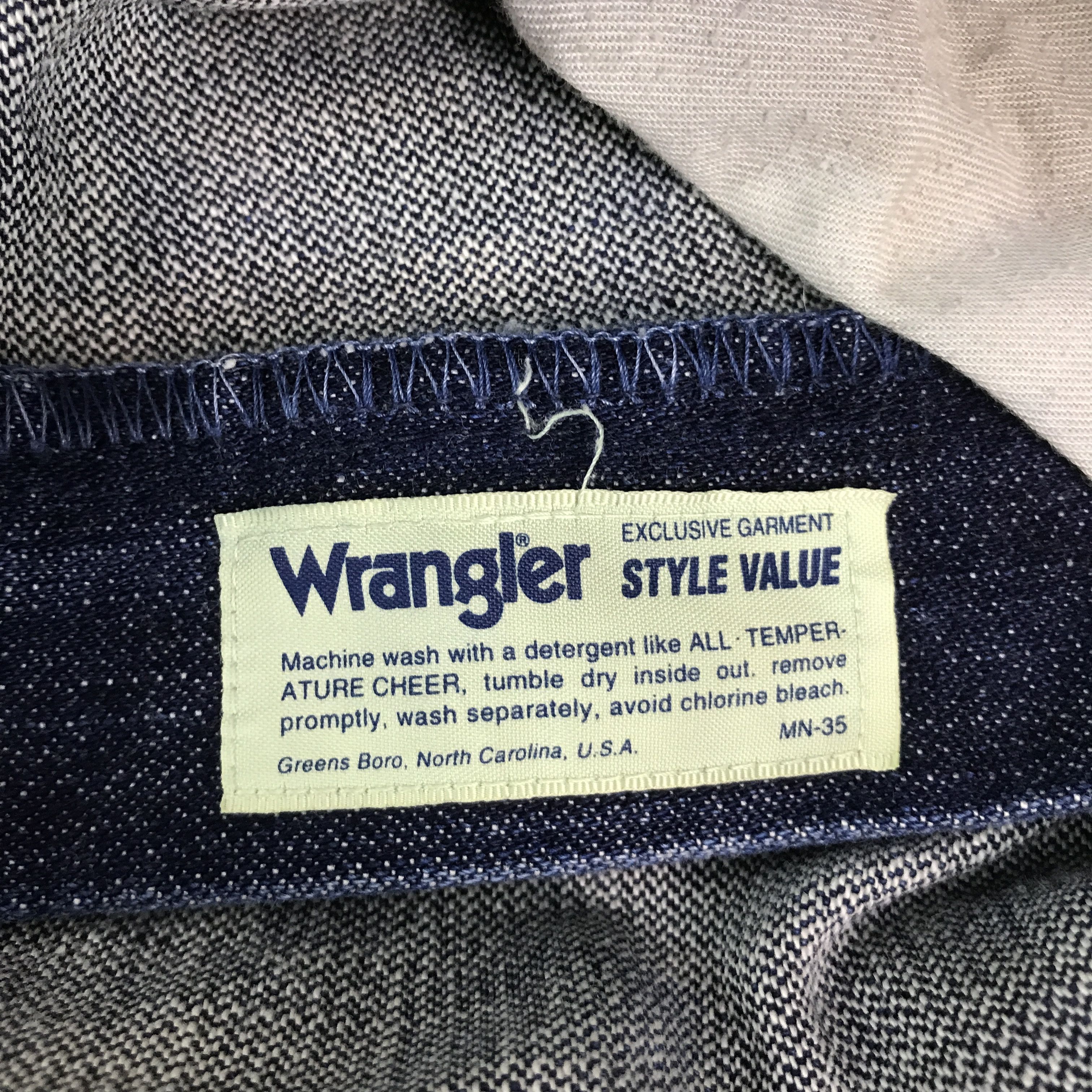 Japanese Brand × Wrangler Flared wrangler style value bootcut Denim jeans pants Size US 31 - 17 Thumbnail