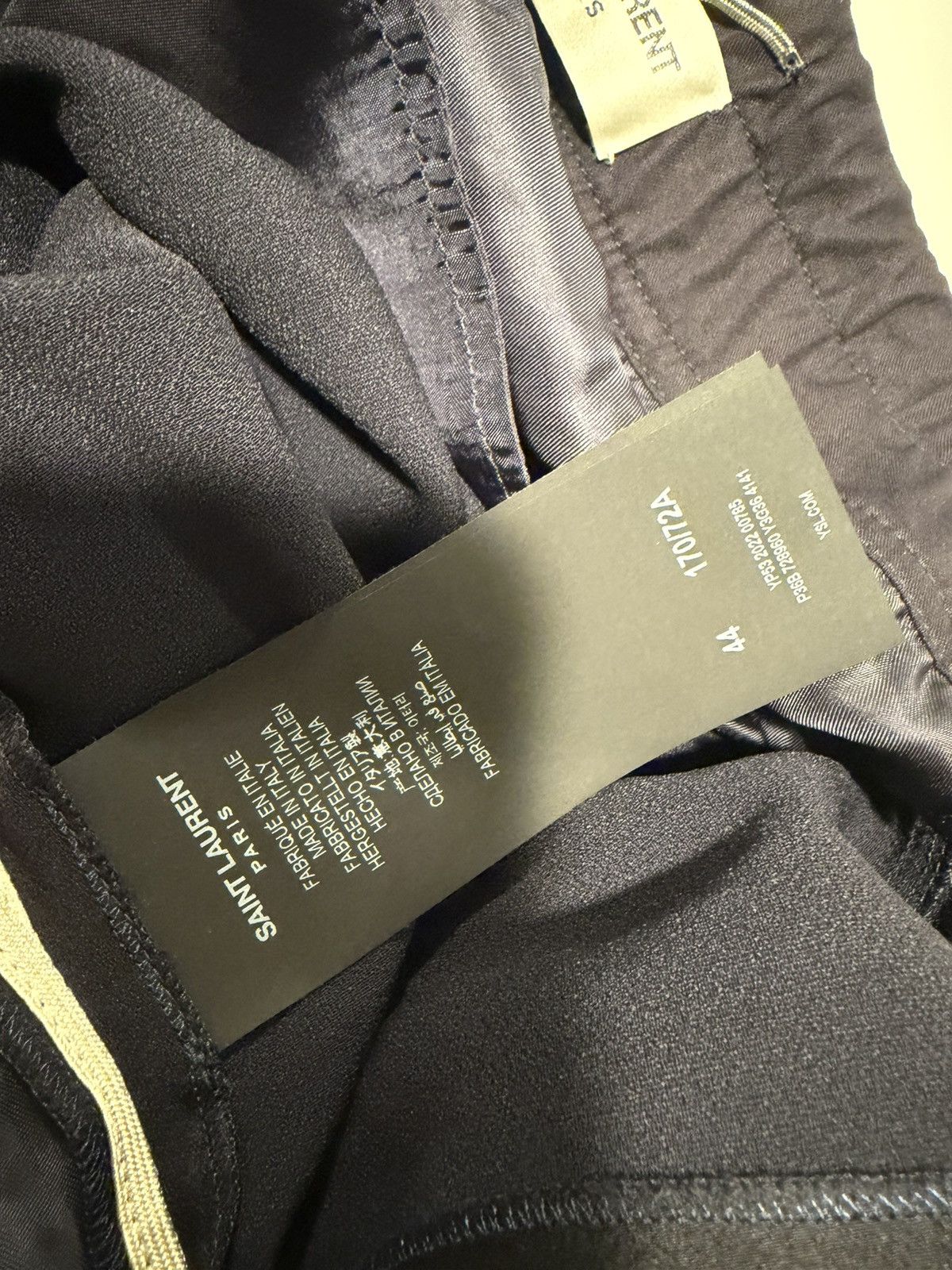 Saint Laurent Paris Saint Laurent mens satin joggers. 44/S. $1350 Size US 32 / EU 48 - 11 Thumbnail