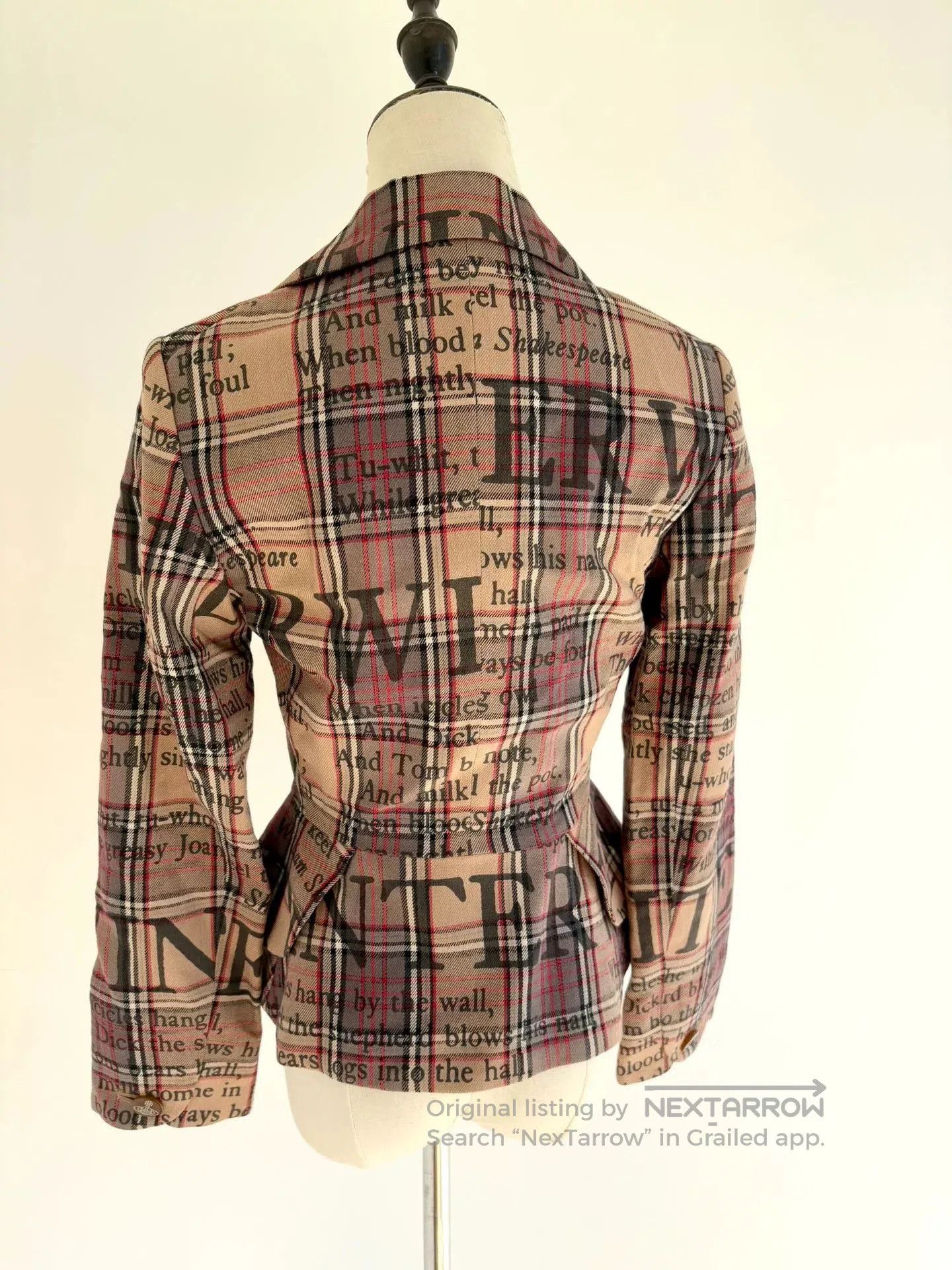 Vivienne Westwood vivienne westwood rare plaid shakespeare jacket. Size M / US 6-8 / IT 42-44 - 4 Thumbnail