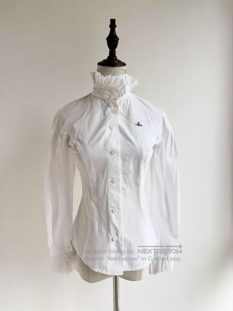 Vivienne Westwood Vivienne Westwood White ruffled shirt Size S / US 4 / IT 40 - 3 Thumbnail