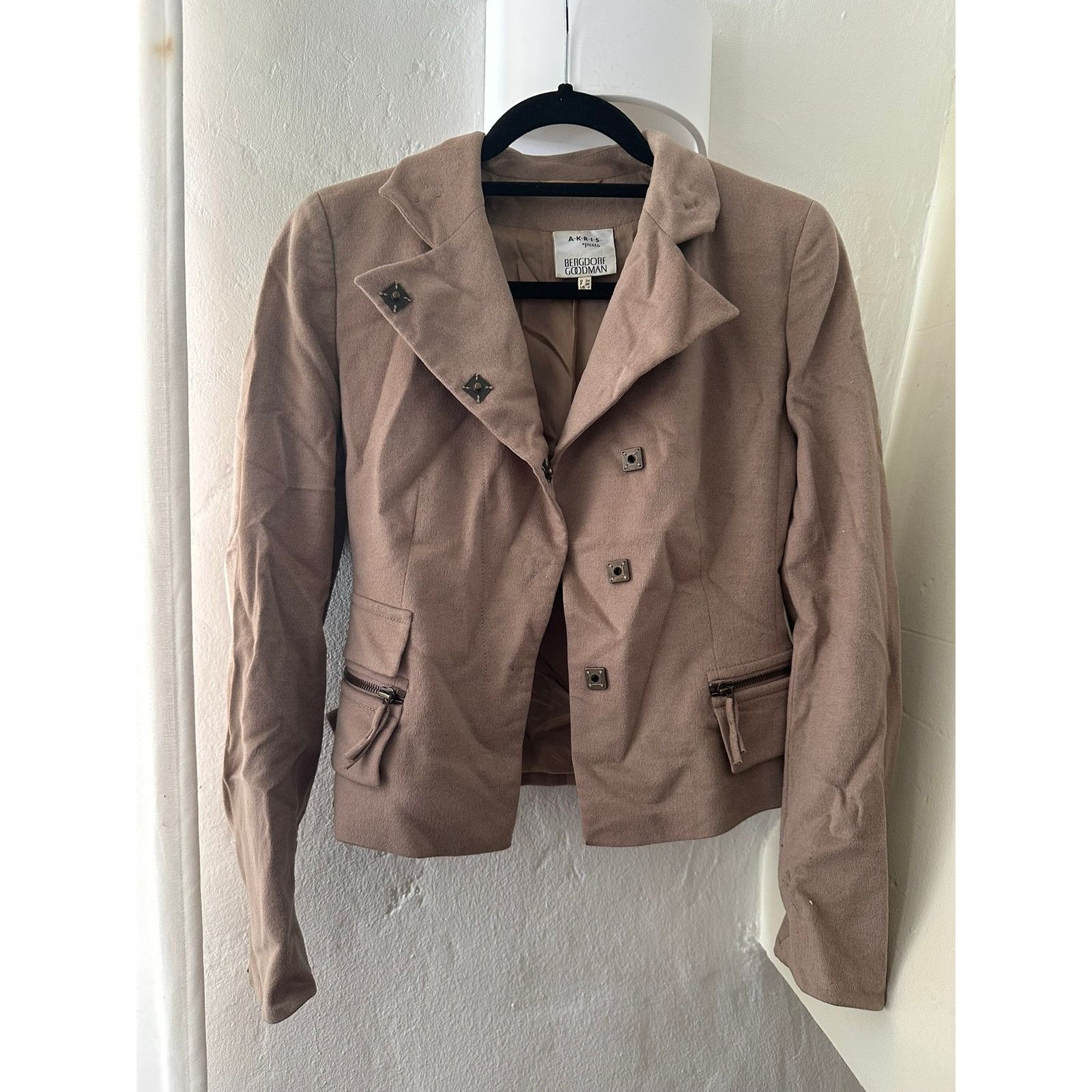 Akris AKRIS punto Bergdorf Goodman Wool Jacket 4 Size S / US 4 / IT 40 - 1 Thumbnail