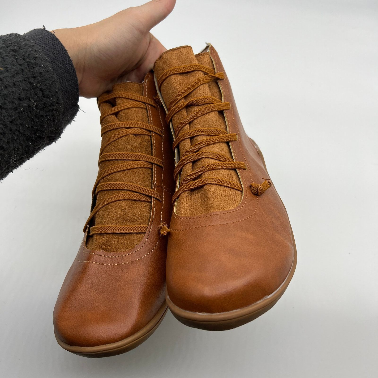 Other Ankle Boots Round Toe Casual Comfortable Lightweight Size US 10.5 / IT 40.5 - 4 Thumbnail