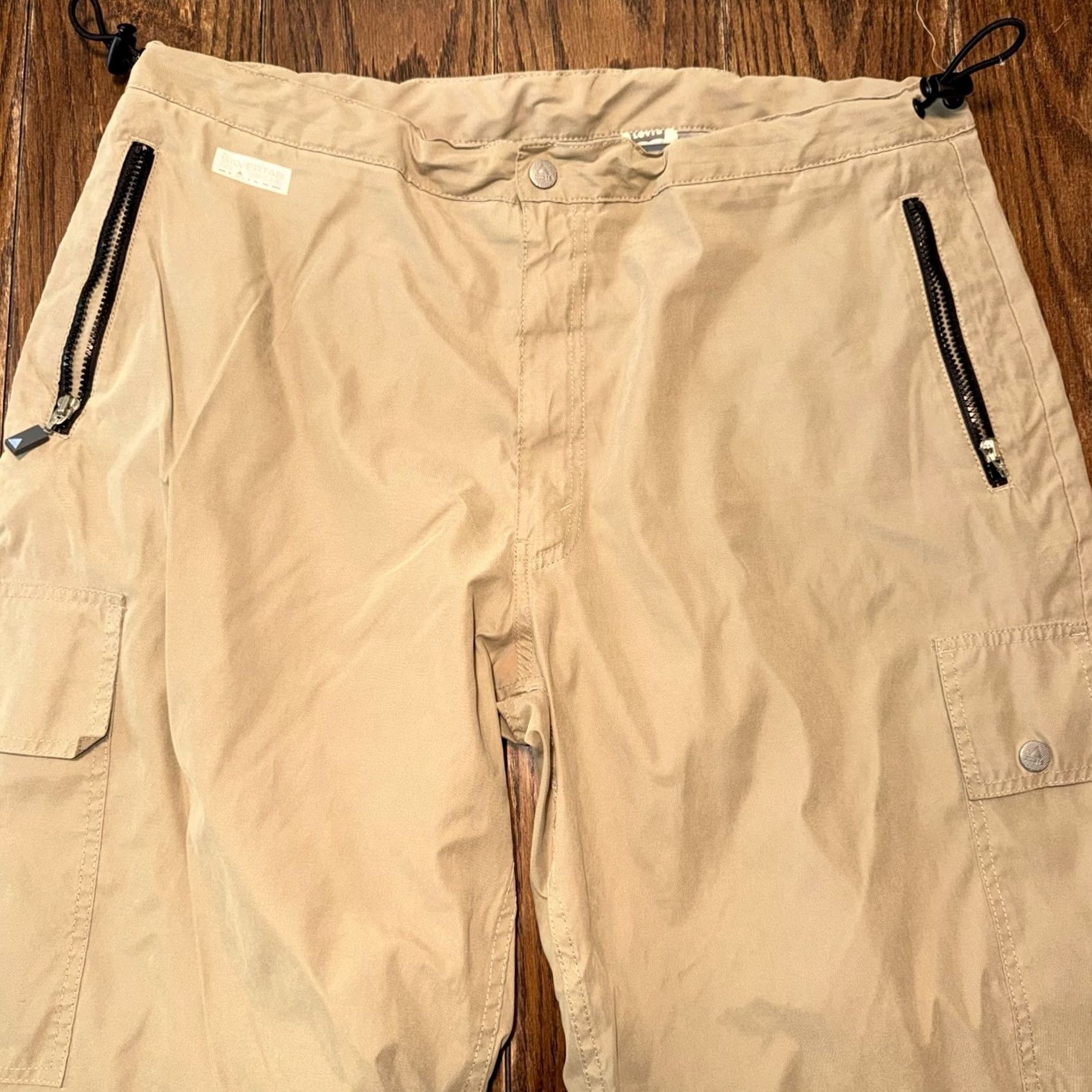 Levi's Levi's Silvertab Data Men's XL Convertible Cargo Pants Shorts Khaki 38x31 Jogger 90s Vintage? Size US 36 / EU 52 - 4 Thumbnail