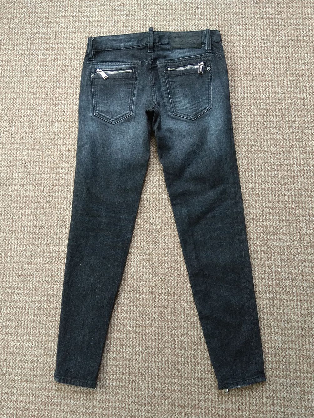 Dsquared2 Dsquared2 Zip Ankle Women's Denim Jeans made in Italy sz 38 Size 26" / US 2 / IT 38 - 2 Thumbnail