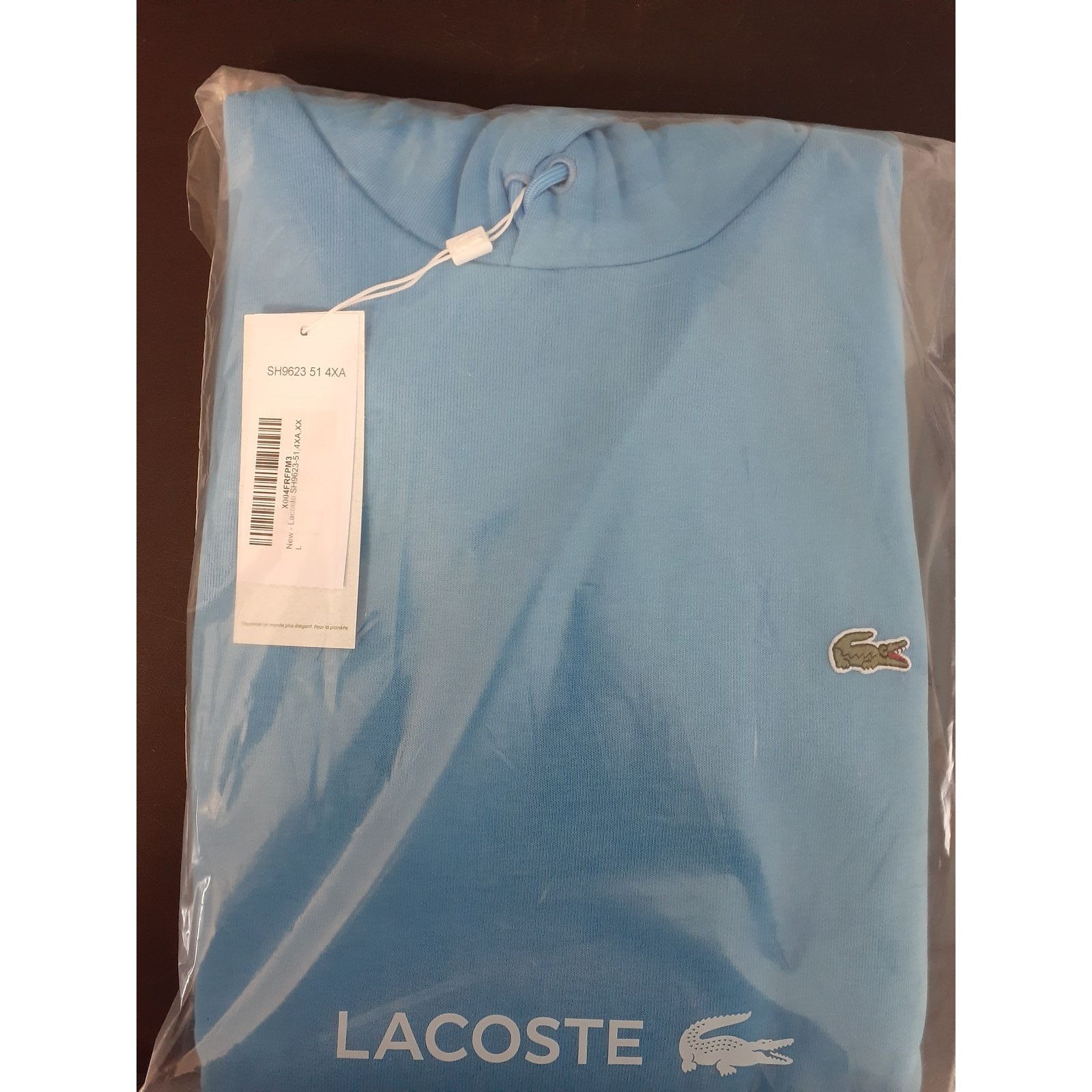 Lacoste Lacoste Men's Long Sleeve Solid Pop Over Sweatshirt XXL Size US XXL / EU 58 / 5 - 2 Thumbnail