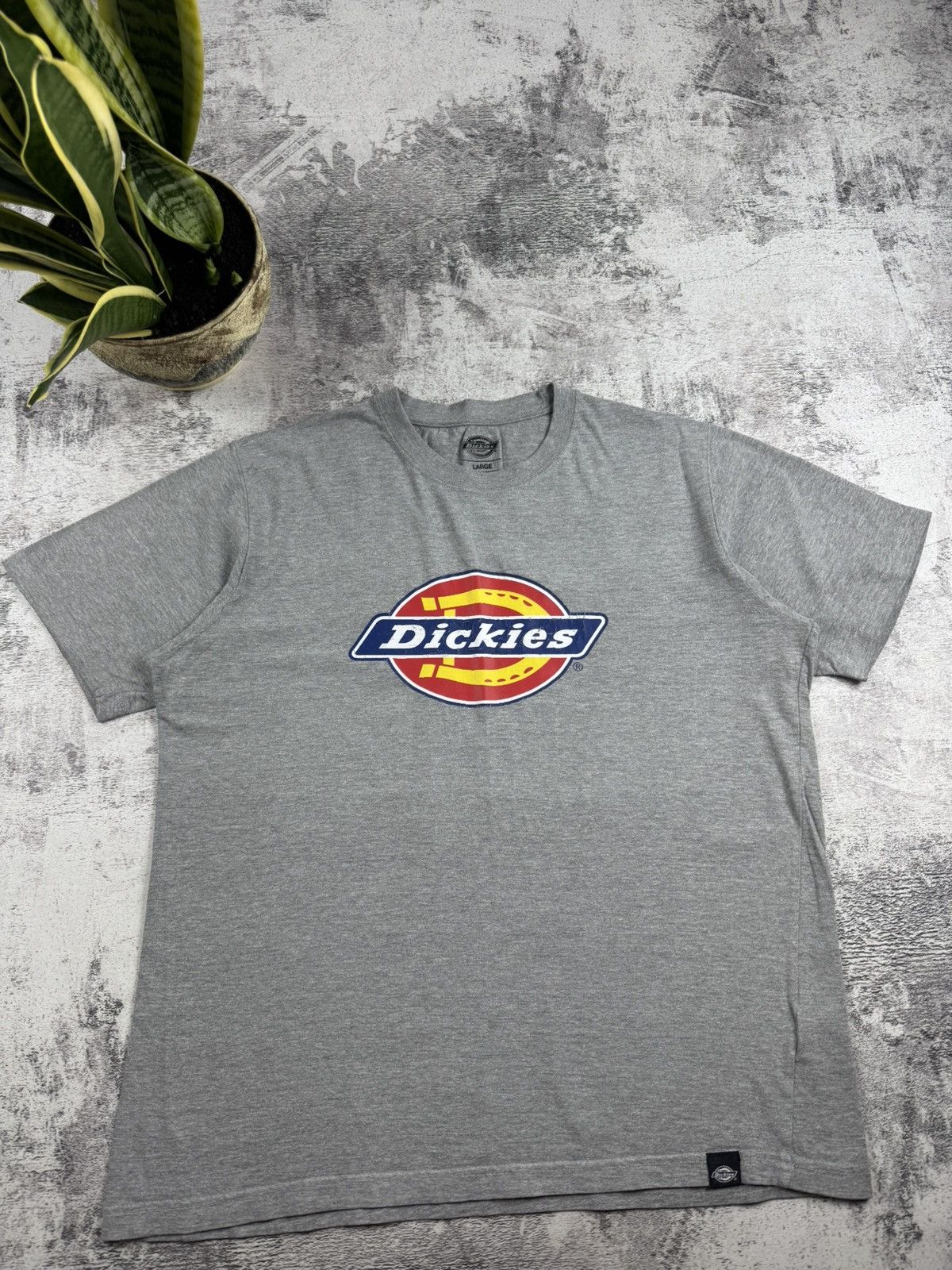 Dickies Vintage 90S Dickies Large Skate Rap Gray Merch Jersey Hip Hop USA Tee T Shirt Size US L / EU 52-54 / 3 - 4 Thumbnail