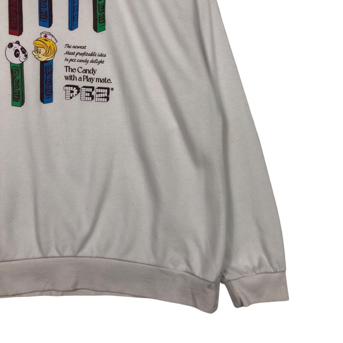 Japanese Brand PEZ Vintage Character Dispenser Crewneck – Rare Promo Piece Size US L / EU 52-54 / 3 - 6 Thumbnail