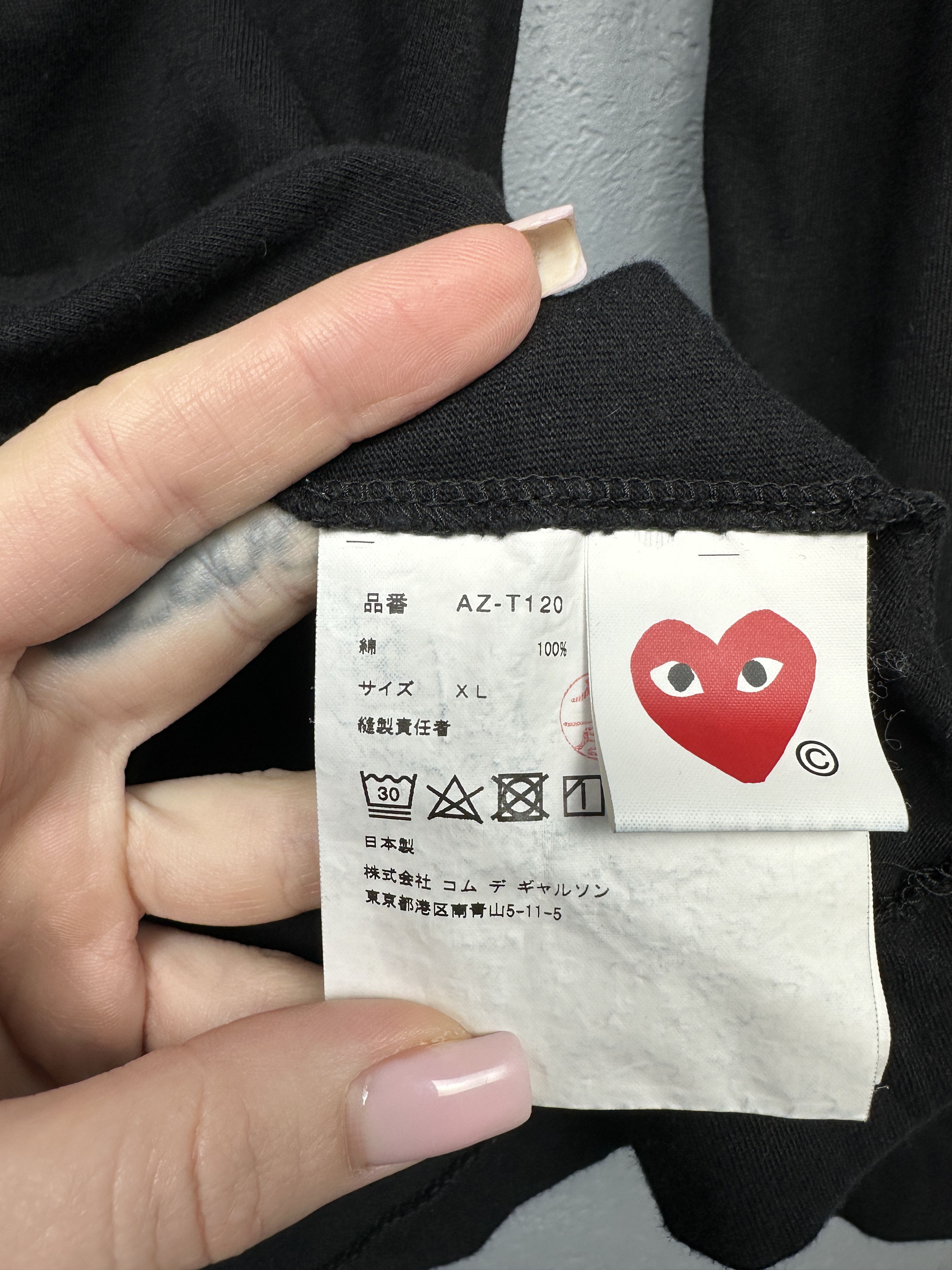 Comme des Garcons Play Comme des Garcons Long Sleeve T-Shirt Heart Size XL / US 12-14 / IT 48-50 - 5 Thumbnail