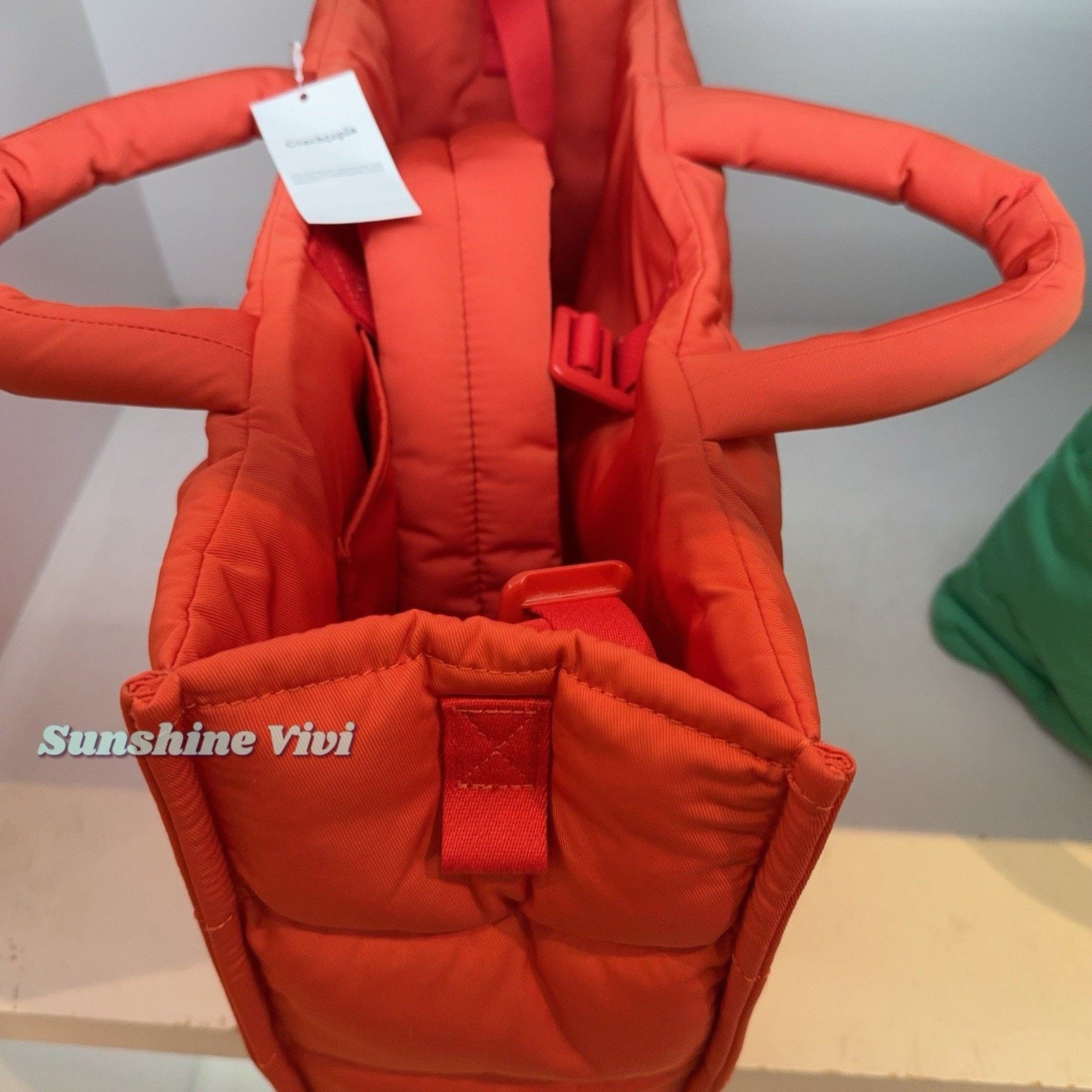 Coach NWT Coach Loop Large Tote Shoulder Bag CQ057 Sun orange Size ONE SIZE - 5 Thumbnail