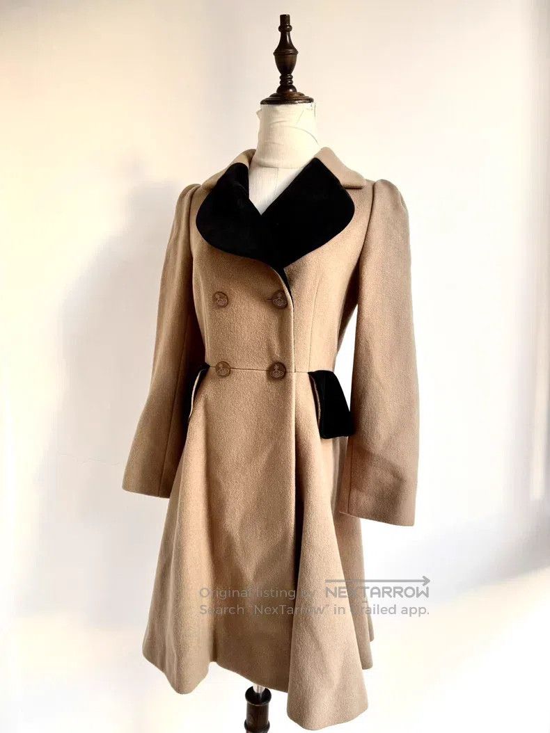 Vivienne Westwood Vivienne Westwood Vintage Beige and Black Velvet Love Lape Size M / US 6-8 / IT 42-44 - 3 Thumbnail
