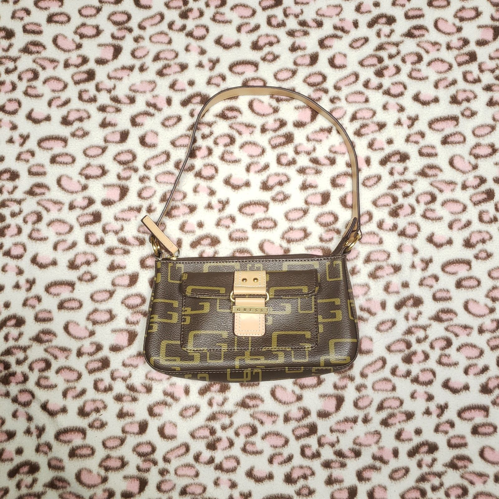 Guess Vintage y2k GUESS Mini Purse hand bag G Leather logo Size ONE SIZE - 8 Thumbnail