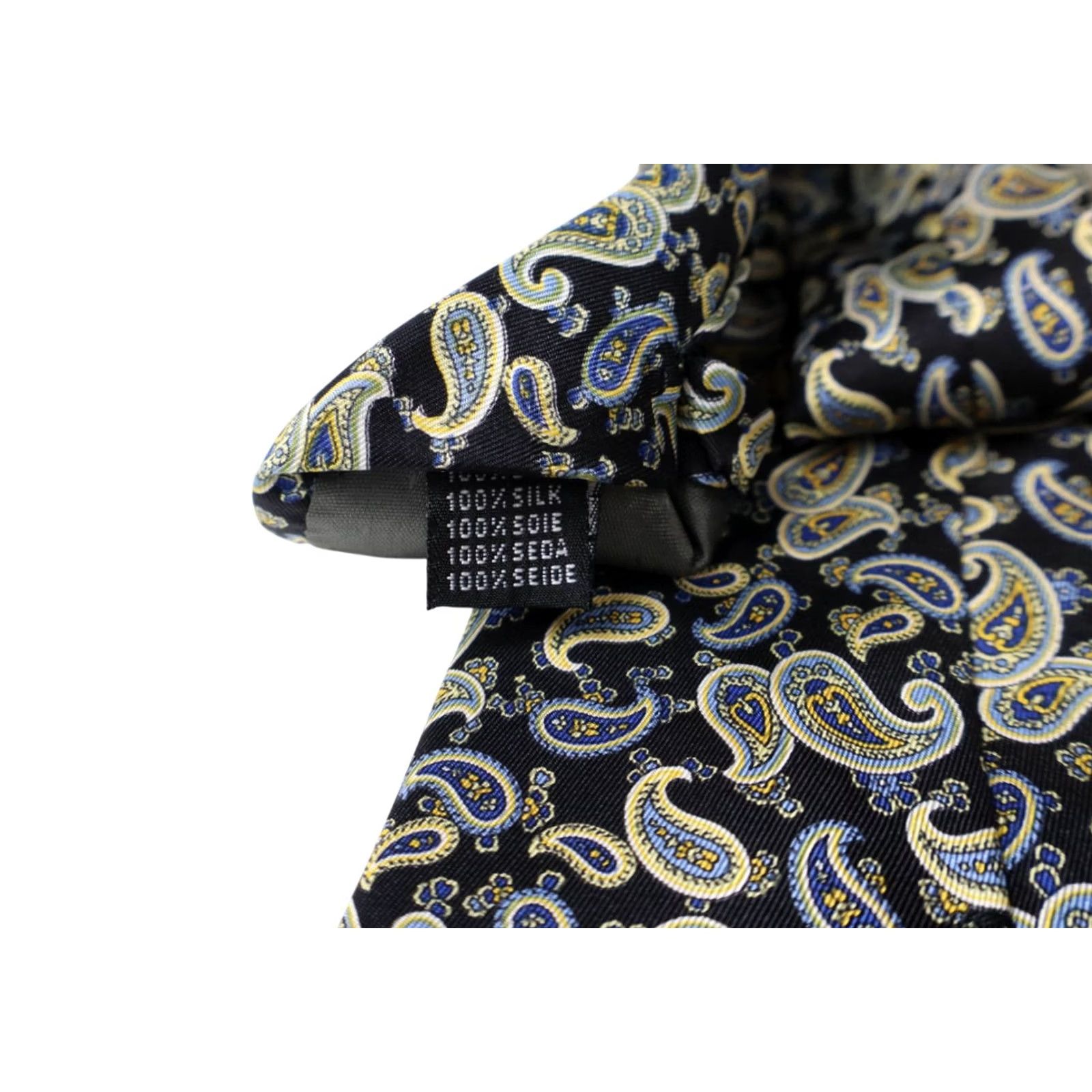 Vintage GIORGIO PASSIGATTI Tie Men's One Size 100% Silk Pointed Classic Paisley Size ONE SIZE - 6 Thumbnail