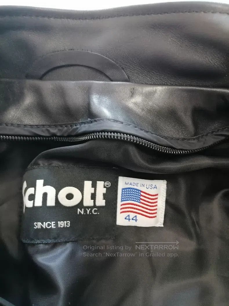 Schott 641 Classic small stand-up collar Size US S / EU 44-46 / 1 - 3 Thumbnail