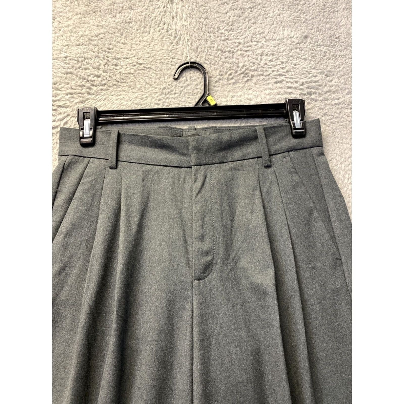 Banana Republic Banana Republic Pants Womens Size 6 Gray Wide-Leg Pleated Dress Pants Women 6 Gray Wide-Leg Vintage: No Size 28" / US 6 / IT 42 - 3 Thumbnail