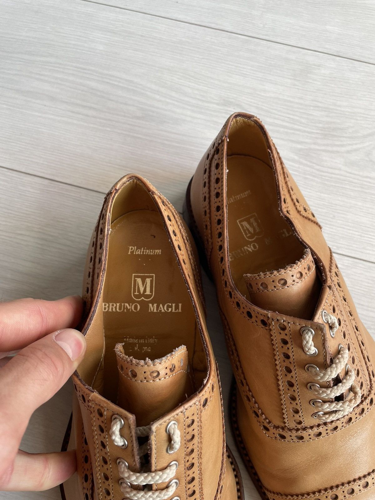 bruno magli brown dress shoes Bruno Magli Borgo Derby  Dellamoda