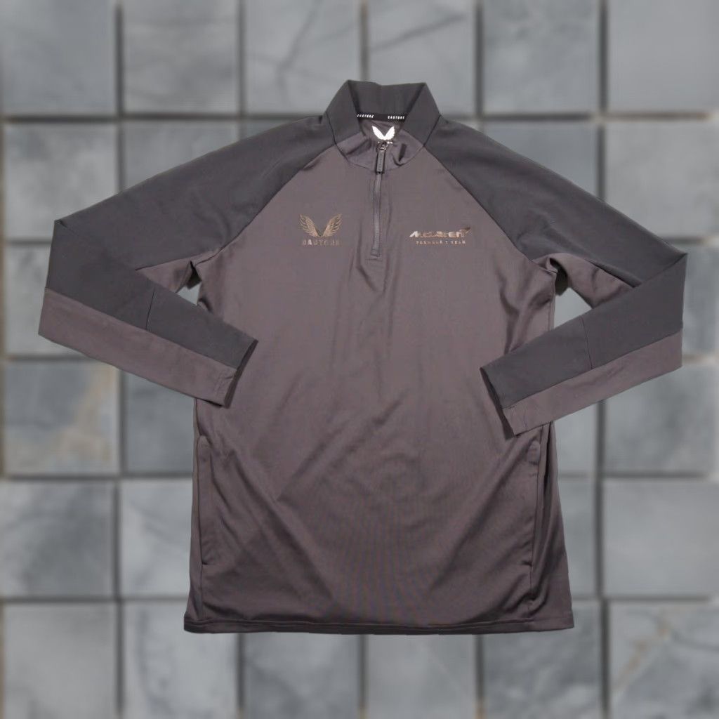 Castore McLaren Shirt Mens Small Gray Performance 1/4 Zip Mid Layer Jacket Cars Luxury Size US S / EU 44-46 / 1 - 1 Thumbnail