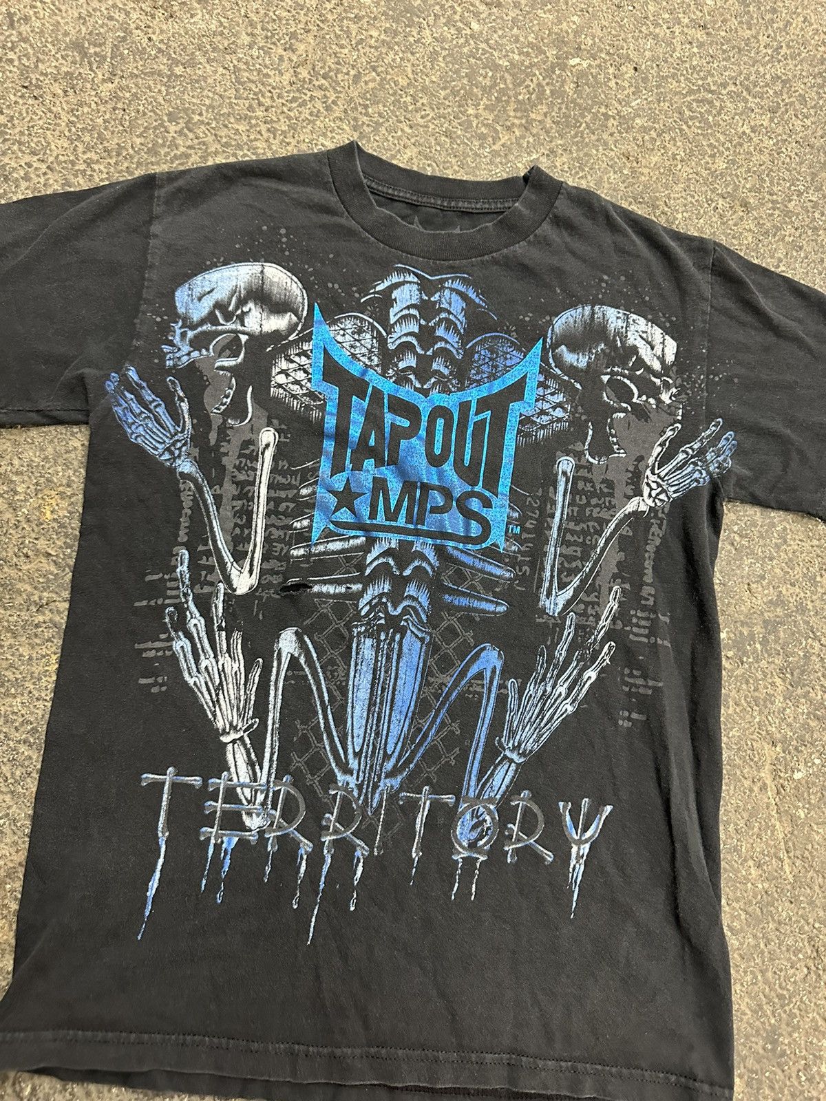 Tapout × Vintage Y2K tap out grunge shirt Size US S / EU 44-46 / 1 - 2 Thumbnail