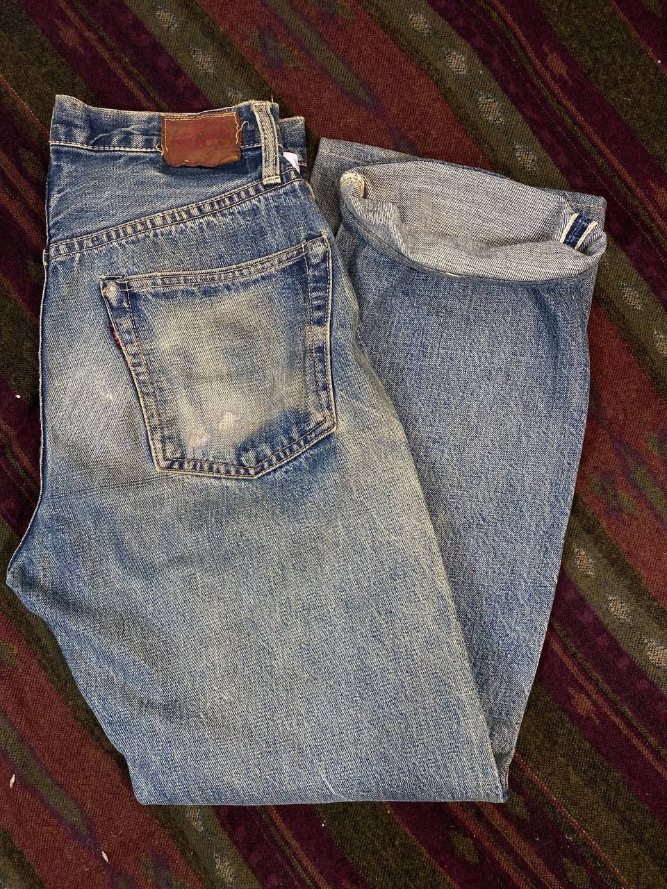 Denime vintage denime shashiko selvedge denim nice design Size US 30 / EU 46 - 2 Thumbnail
