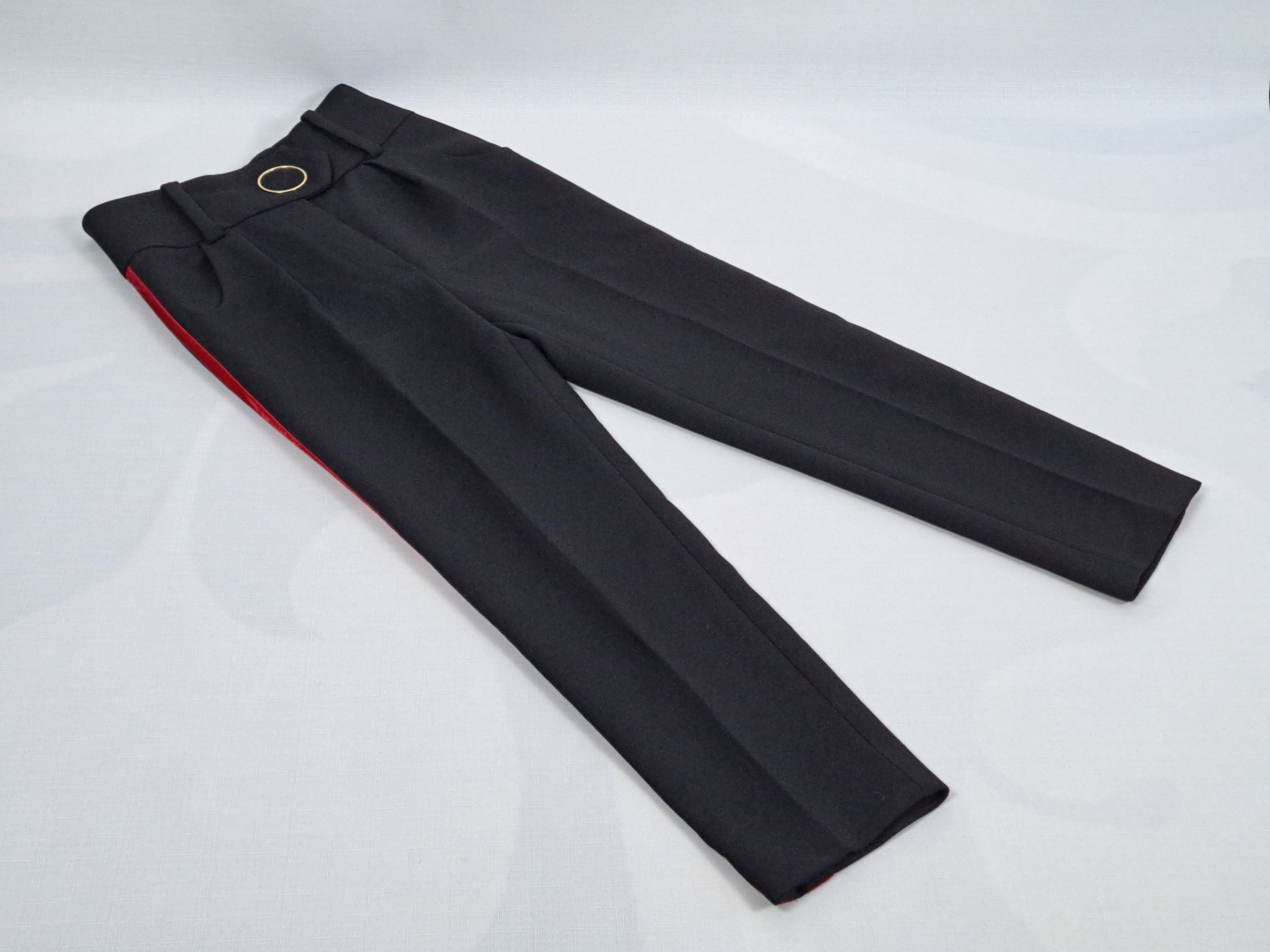 Petar Petrov Petar Petrov high waist wool pants with red stripe. Size 28" / US 6 / IT 42 - 6 Thumbnail