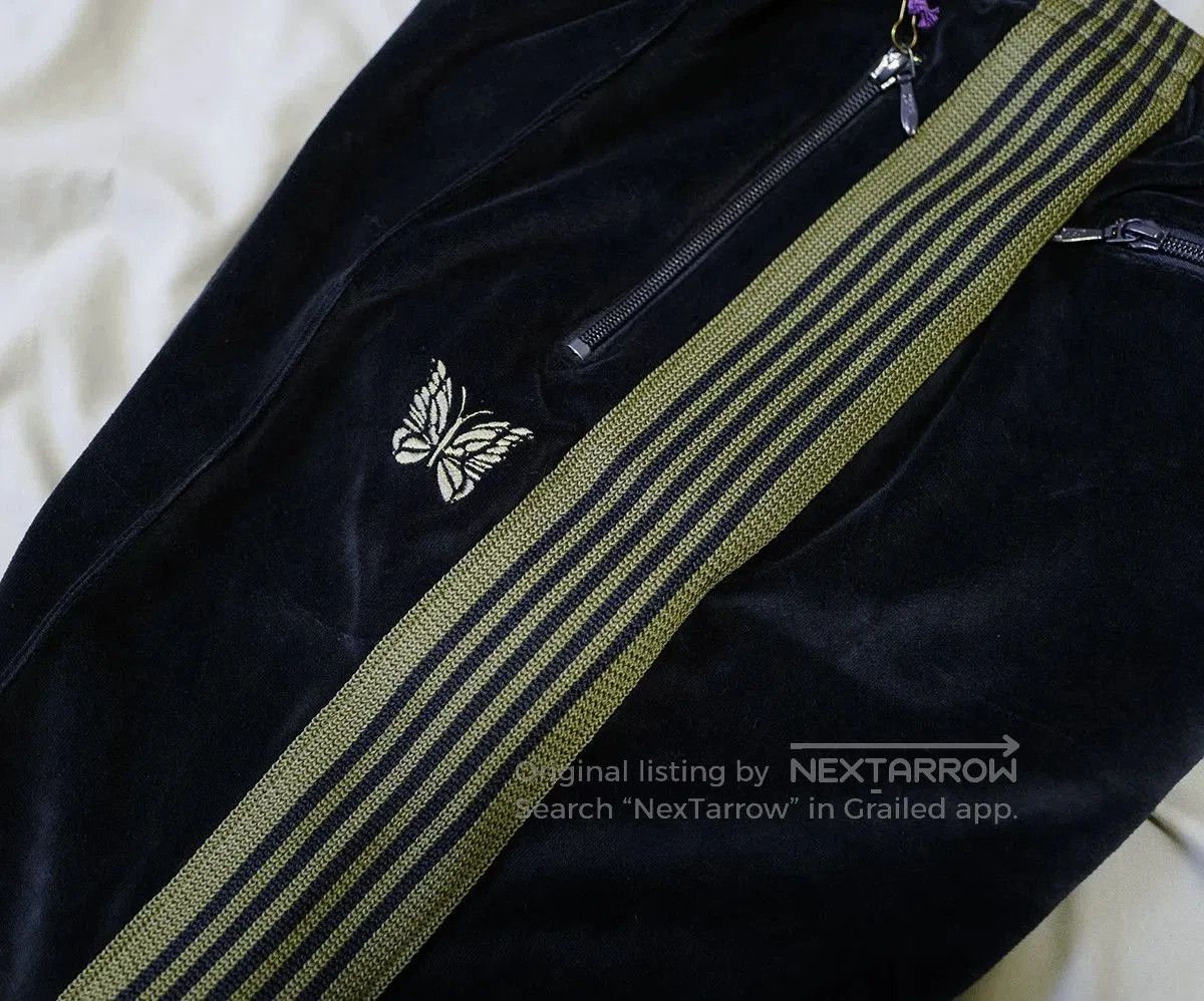 Needles needles narrow track velvet pants with stripes. Size US 38 / EU 54 - 4 Thumbnail