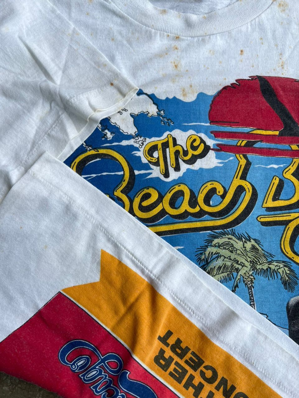 Vintage VTG 80's The Beach Boys & Chicago in Concert Together Size M / US 6-8 / IT 42-44 - 4 Thumbnail