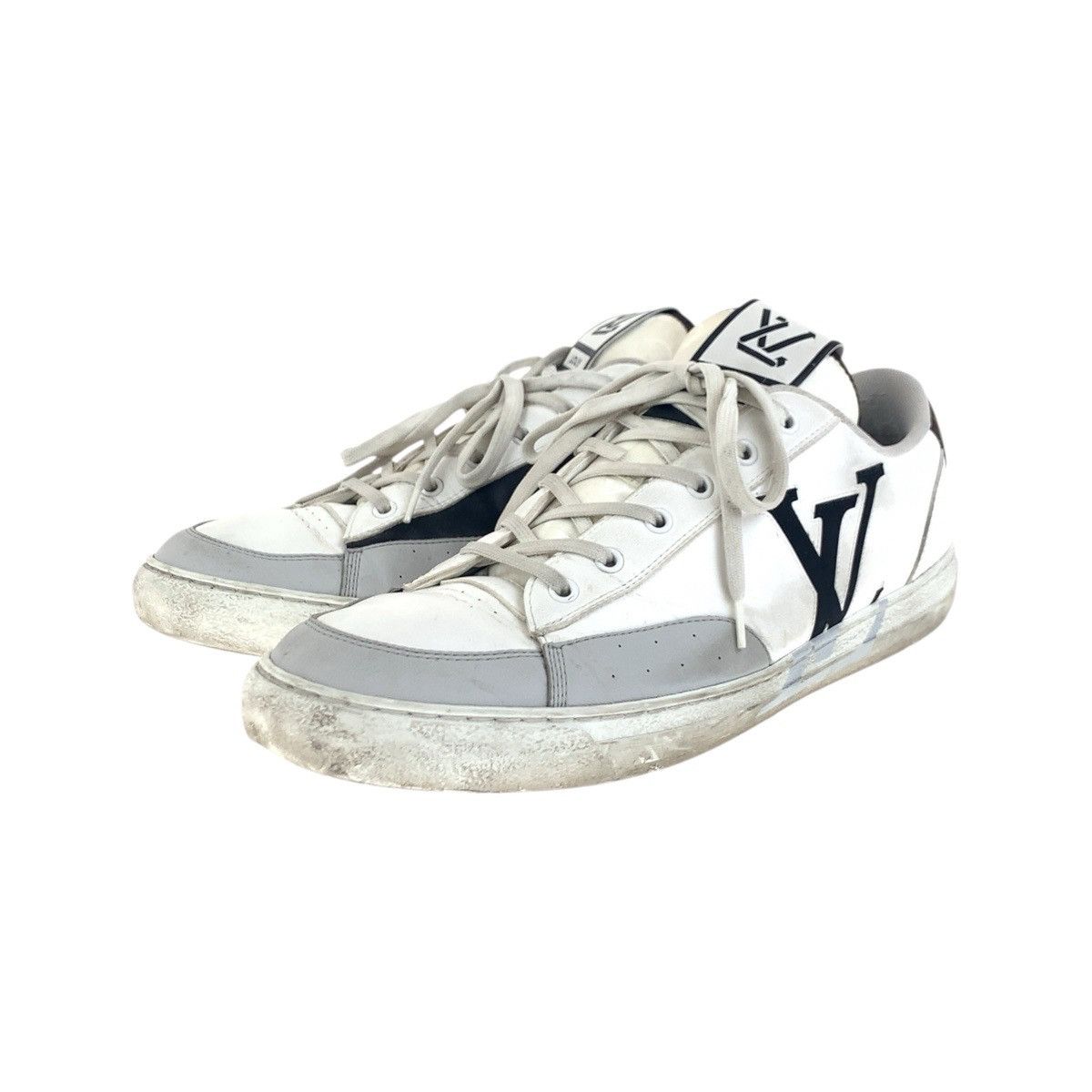 Louis Vuitton Louis Vuitton Charlie Line Leather Sneakers Leather Shoes DUTY FREE for USA