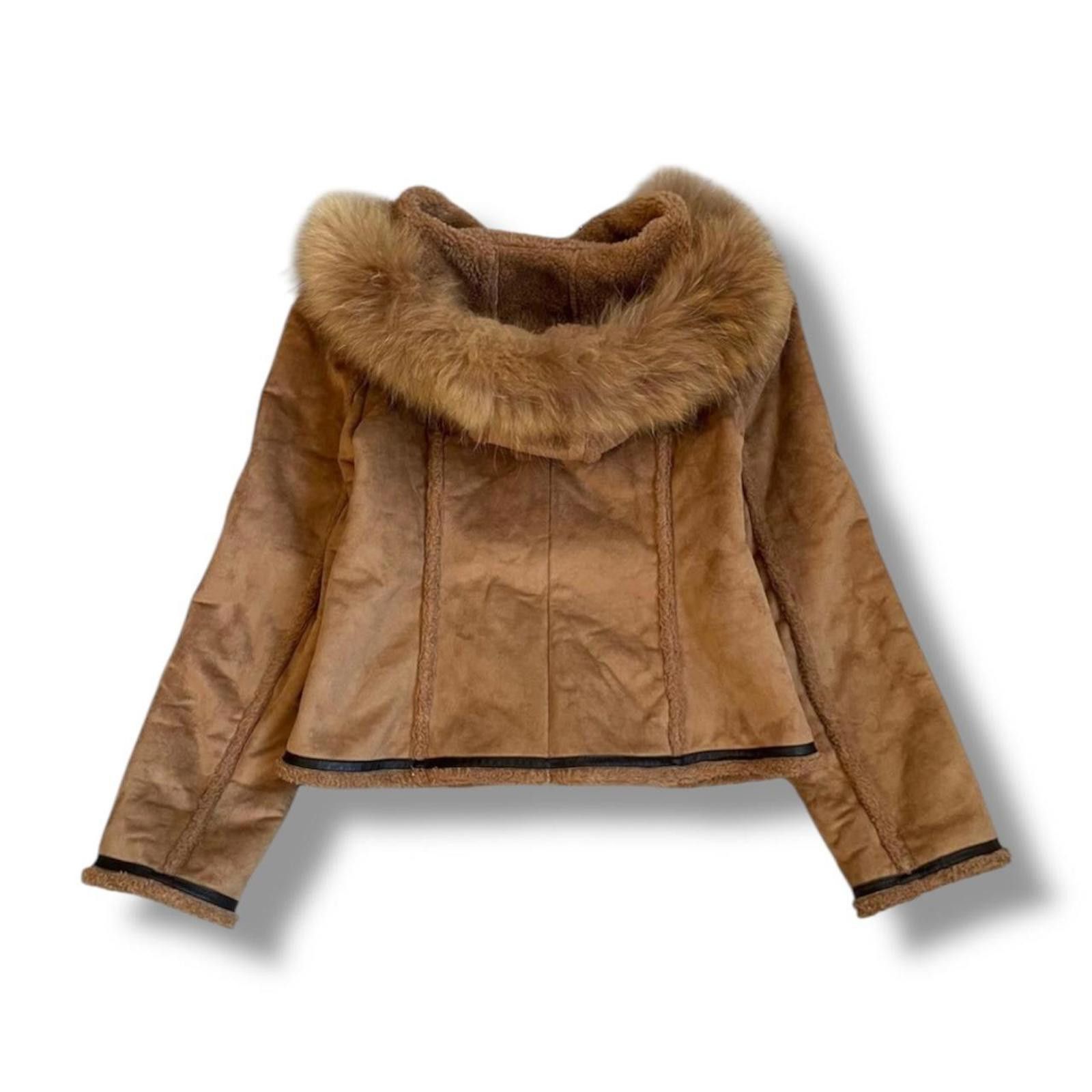 Other Real raccoon fur whimsy goth vintage snow bunny coat jacket Size XS / US 0-2 / IT 36-38 - 3 Thumbnail