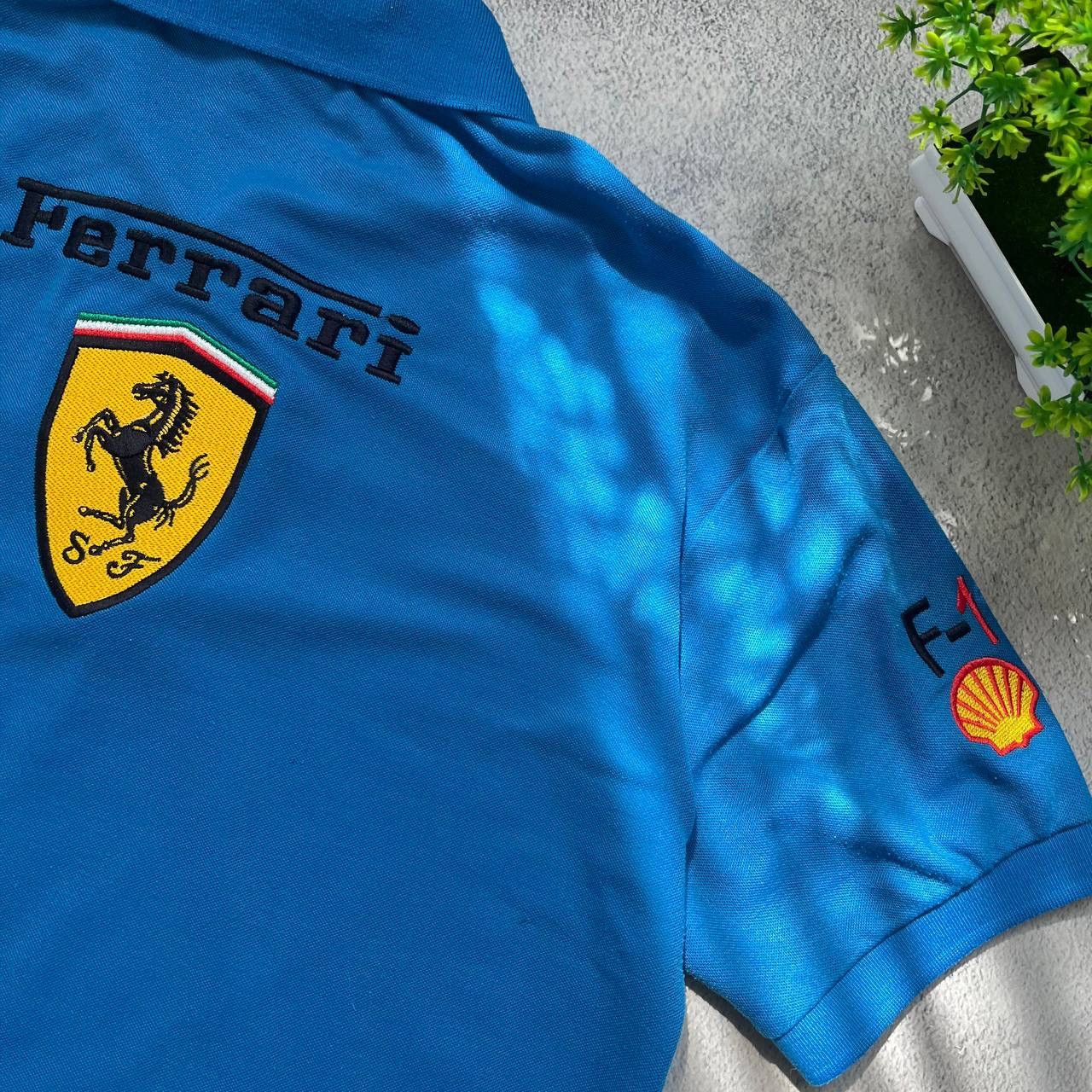 Formula 1 × Vintage Vintage Ferrari Formula 1 Racing Polo Size US L / EU 52-54 / 3 - 13 Thumbnail