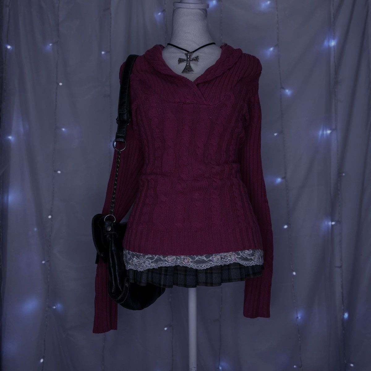 Style & Co Hot Pink Cozy Knit Sweater Size M / US 6-8 / IT 42-44 - 1 Thumbnail