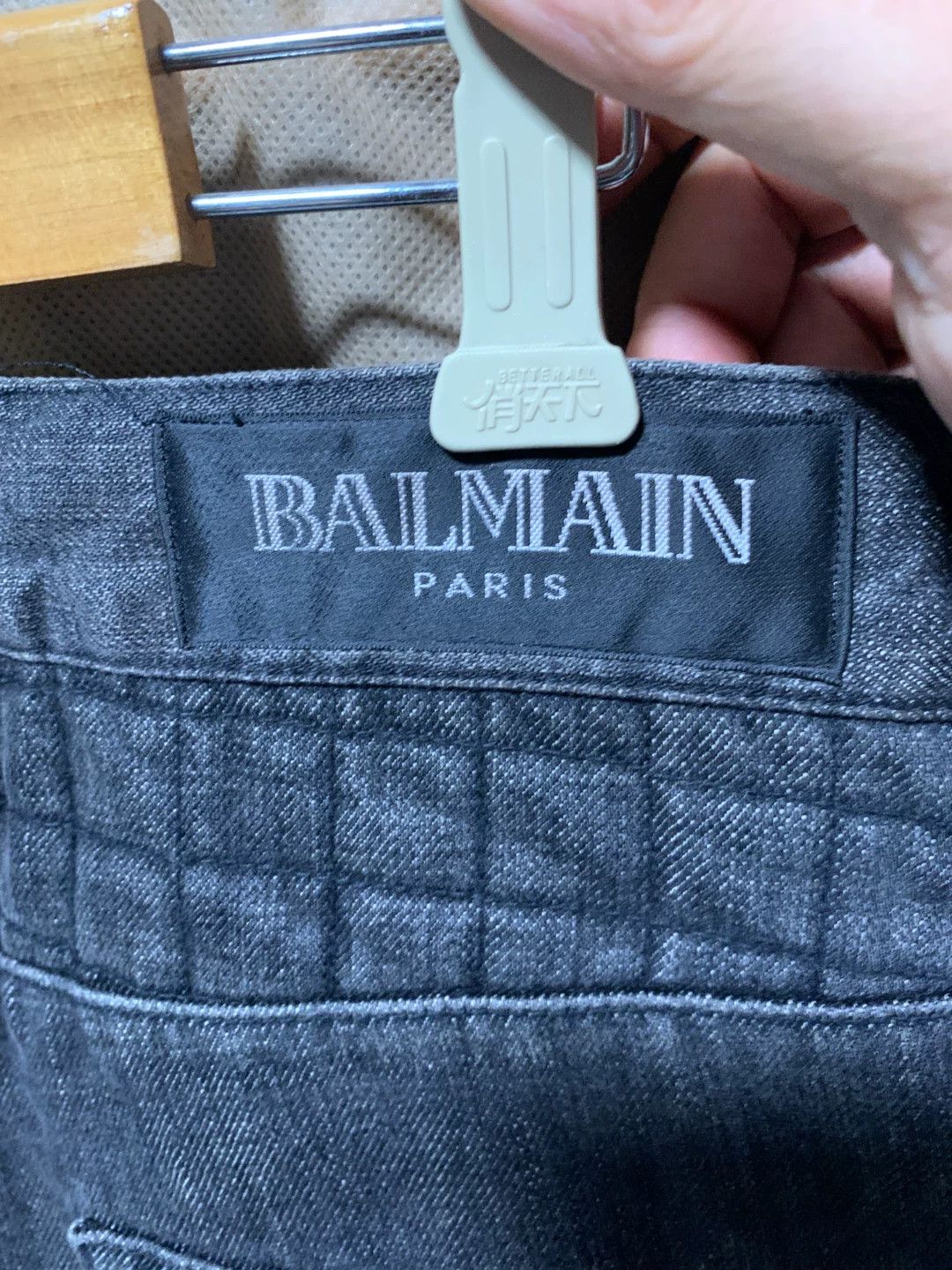Balmain Balmain Classic Washed Black Gray Denim Jeans W30 Size US 30 / EU 46 - 3 Thumbnail