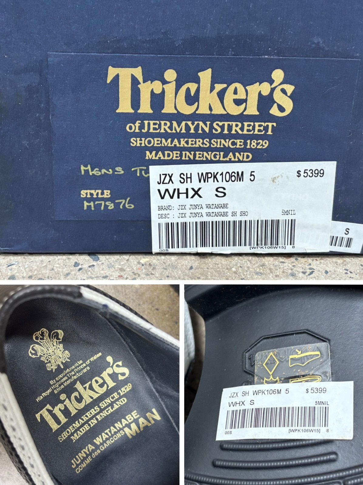 Junya Watanabe × Tricker's Trickers x Junya Watanabe cdg Leather Shoes Size US 7 / EU 40 - 4 Thumbnail