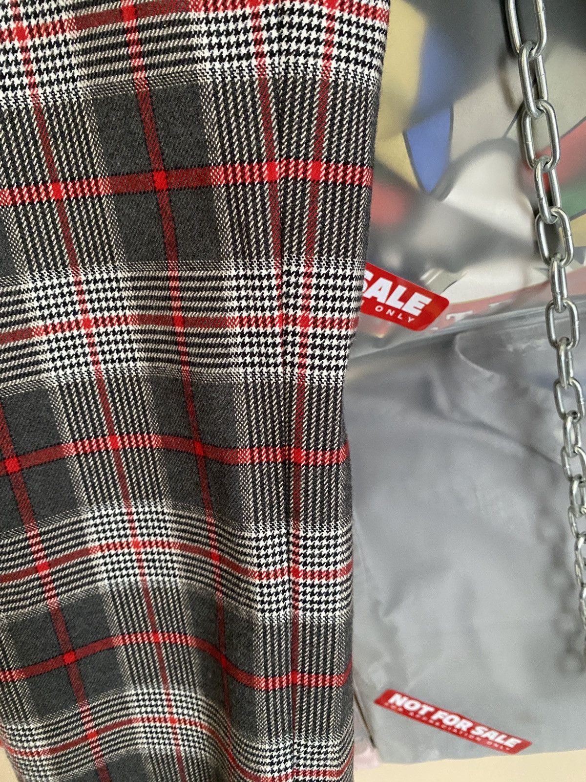 Japanese Brand Zishen Sports Plaid Multicolor like Burberry Checkered Size US 35 - 10 Thumbnail