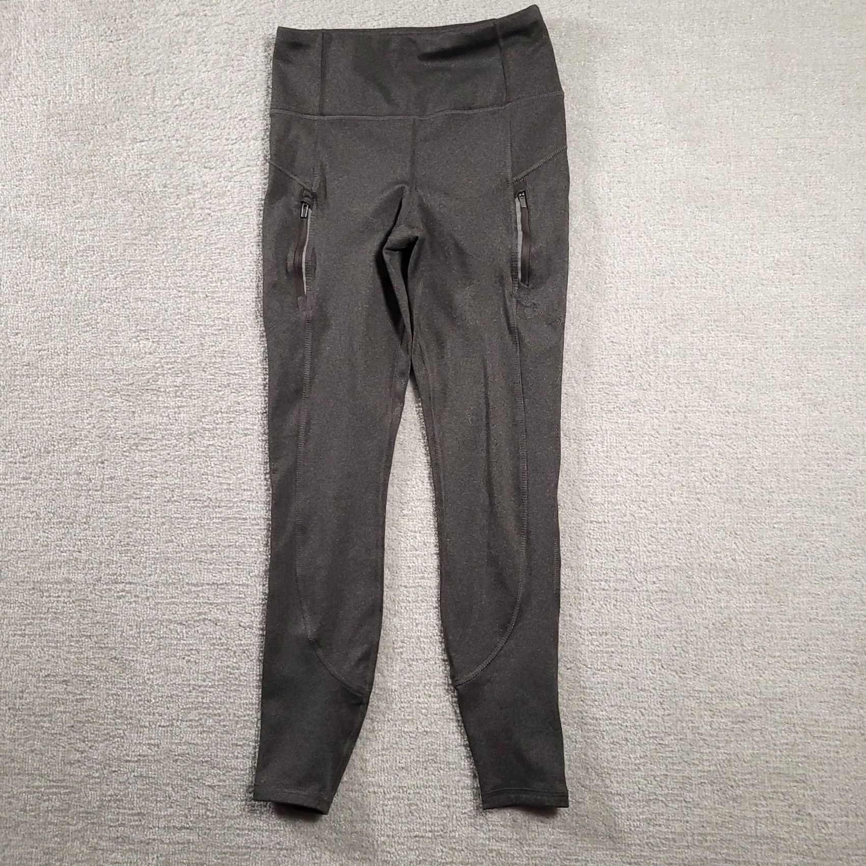 Vintage Member'S Mark Legging Womens S Gray Everyday Warm High Rise Leggings Women Active Size 28" / US 6 / IT 42 - 2 Thumbnail