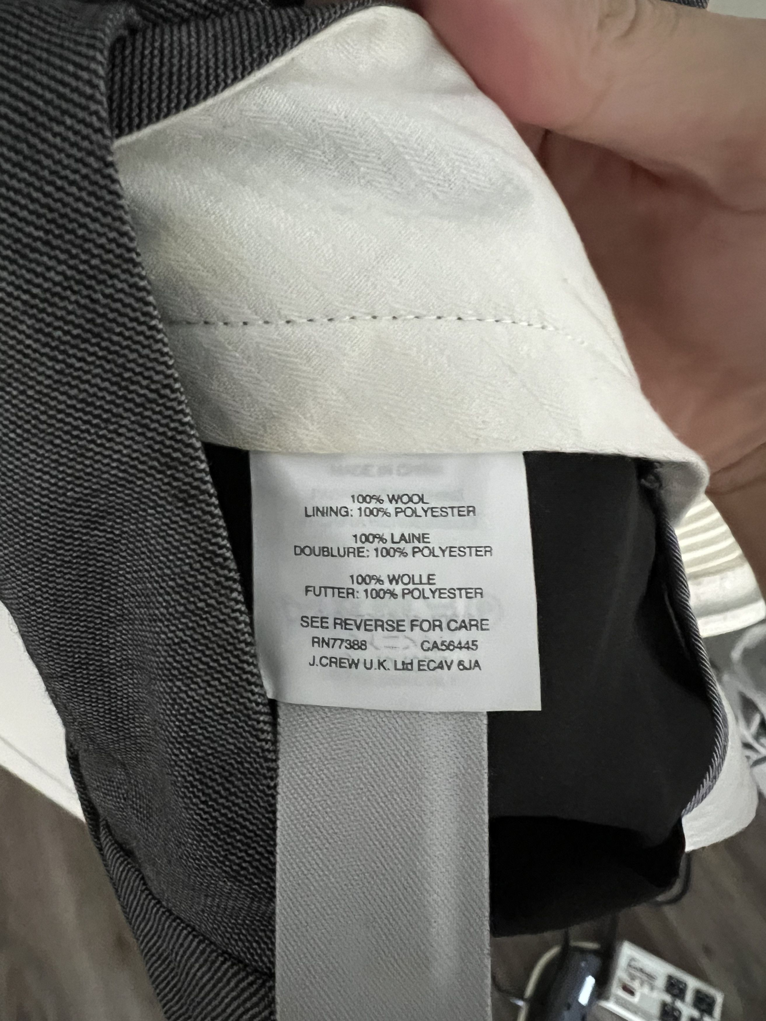 J.Crew Bowery Wool Gray Pants Size US 30 / EU 46 - 4 Thumbnail
