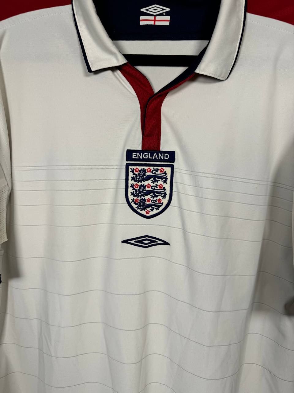 Umbro England National Team 2003 Umbro Soccer Jersey Large Size US L / EU 52-54 / 3 - 4 Thumbnail