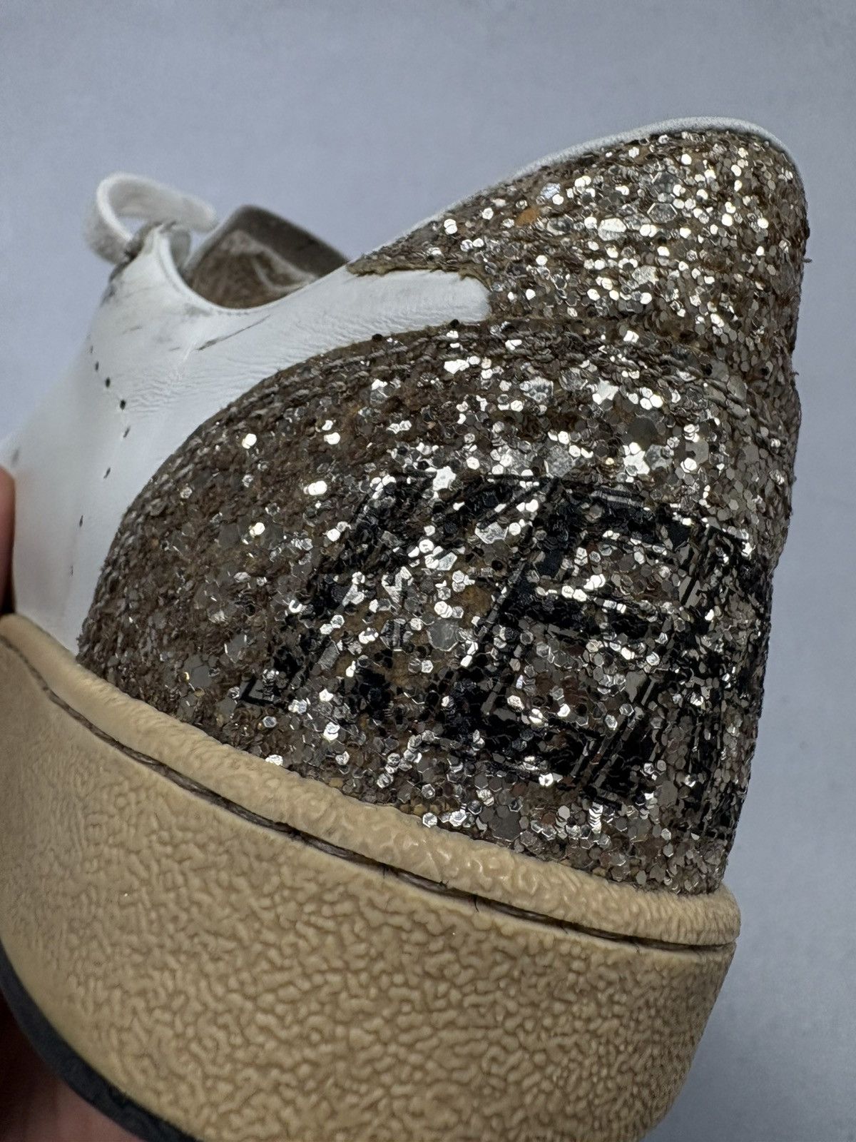 Golden Goose Golden Goose Ball Star Glitter Back Low Top Sneakers EU 42 Size US 9 / EU 42 - 11 Thumbnail