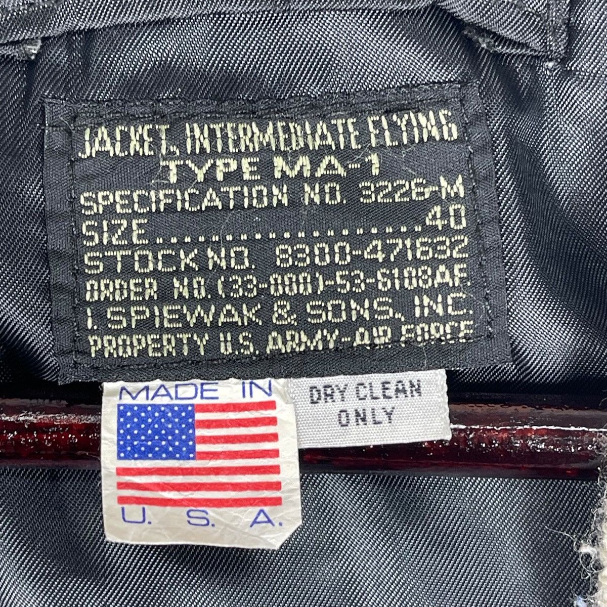 I. Spiewak And Sons Vintage 90s I. Spiewak & Sons MA-1 Flight Jacket Size US M / EU 48-50 / 2 - 8 Thumbnail