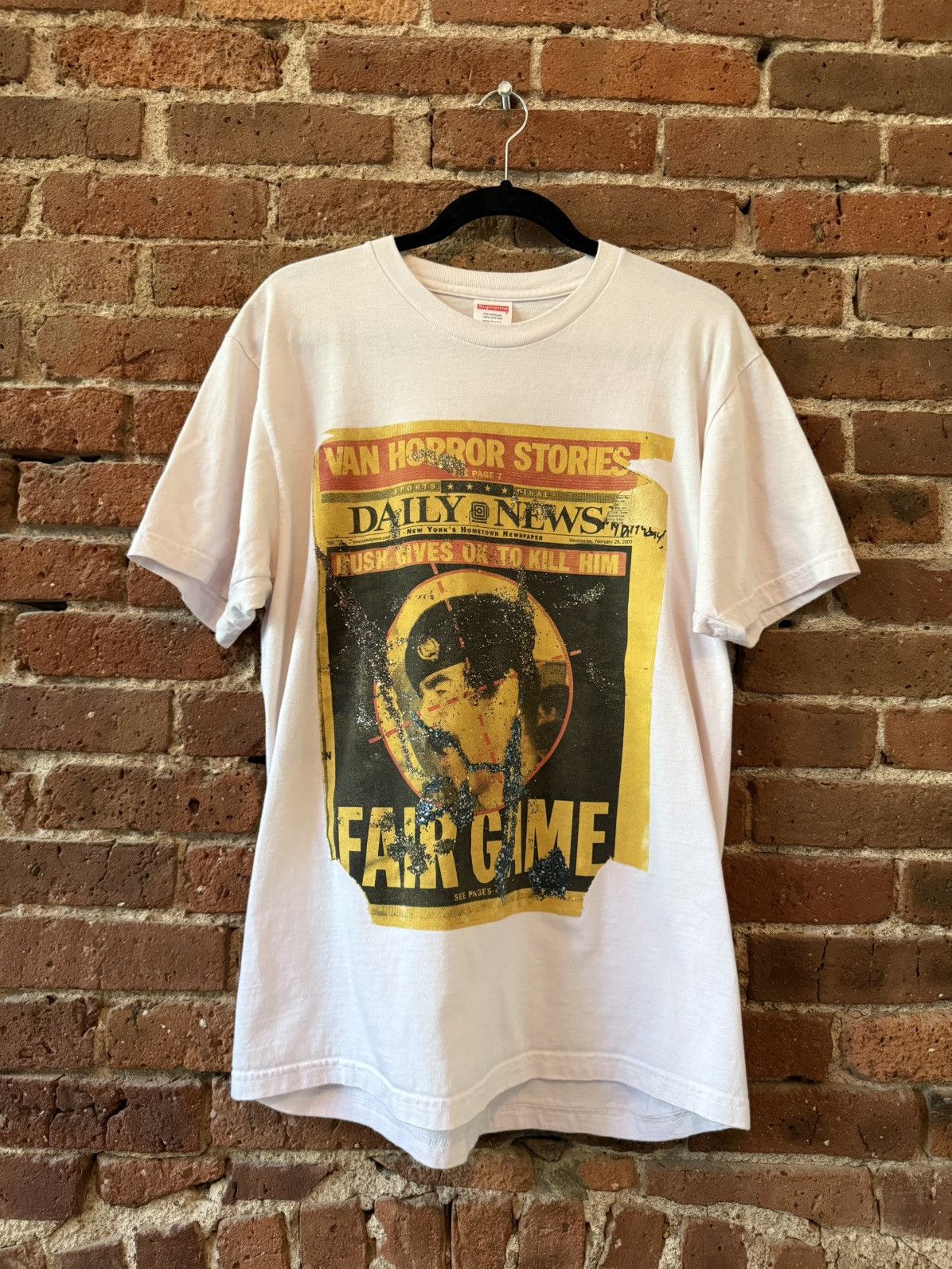 Supreme Supreme Dash Snow Tee SS16 large Size US L / EU 52-54 / 3 - 1 Thumbnail