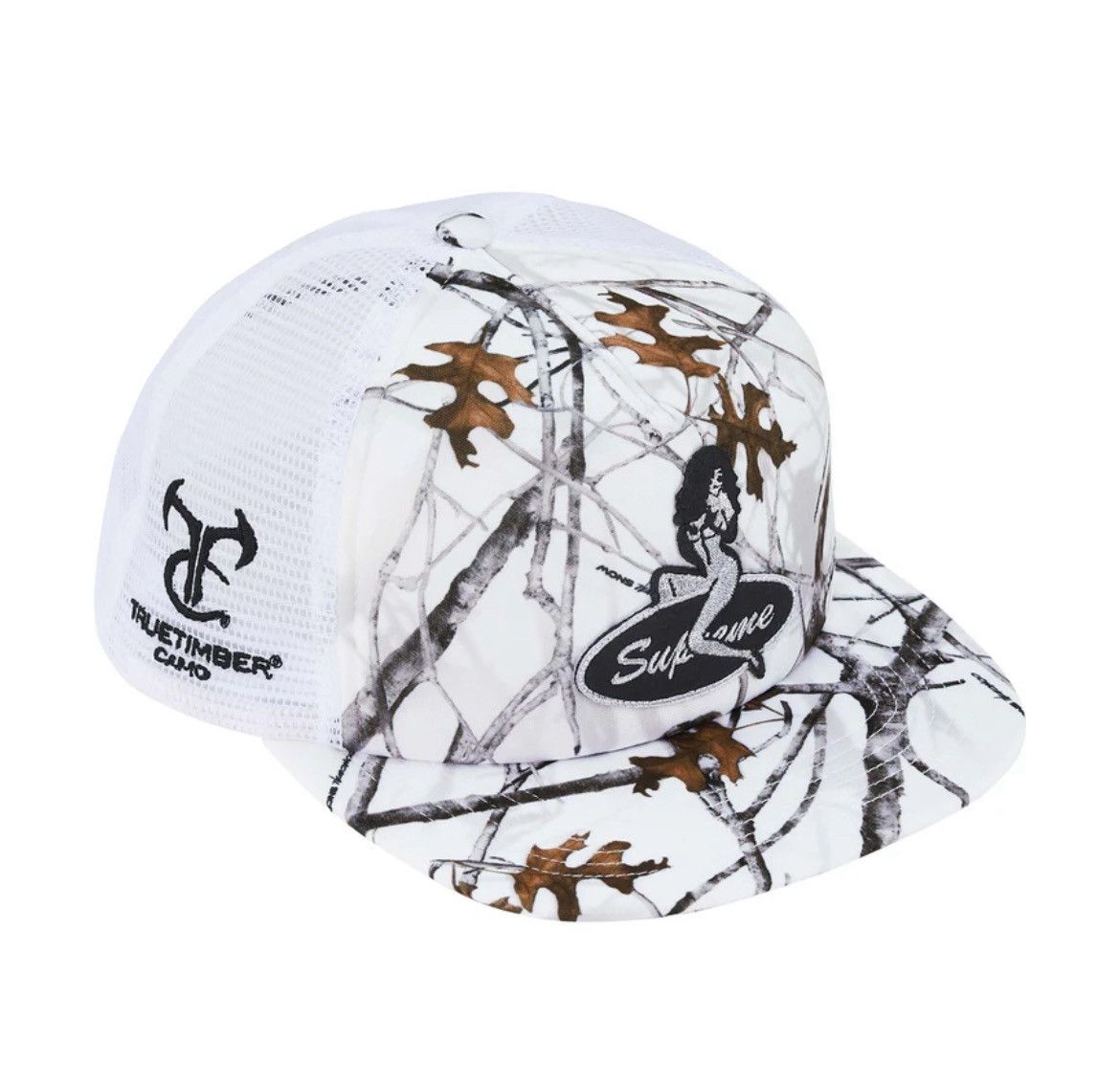 Supreme Supreme Pinup Mesh 5-Panel Hat White Camo Size ONE SIZE - 1 Thumbnail