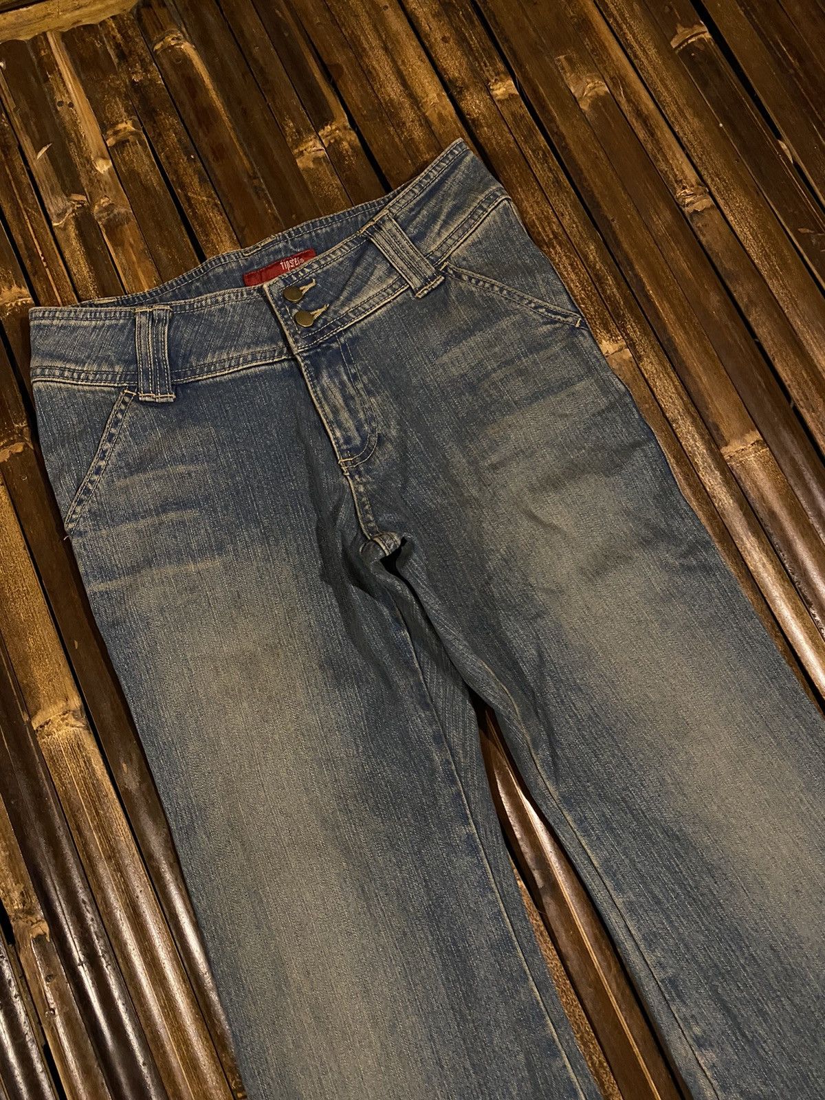 Hysteric Glamour Y2K TIPSTER VINTAGE FLARE BOOTCUT JEANS Size US 30 / EU 46 - 2 Thumbnail
