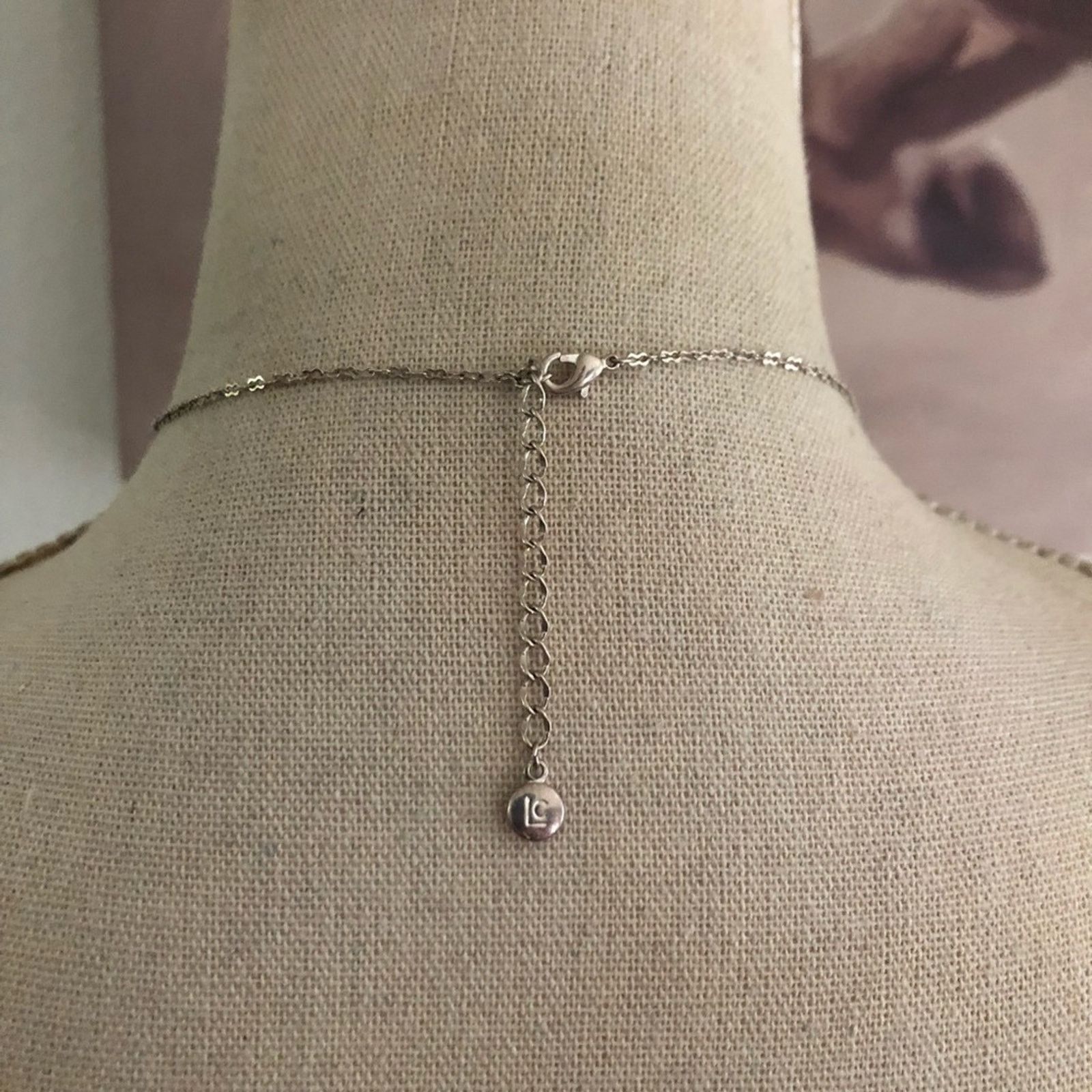 Jewelry Liz Claiborne monogram initial “S” pendant on chain necklace Size ONE SIZE - 4 Thumbnail