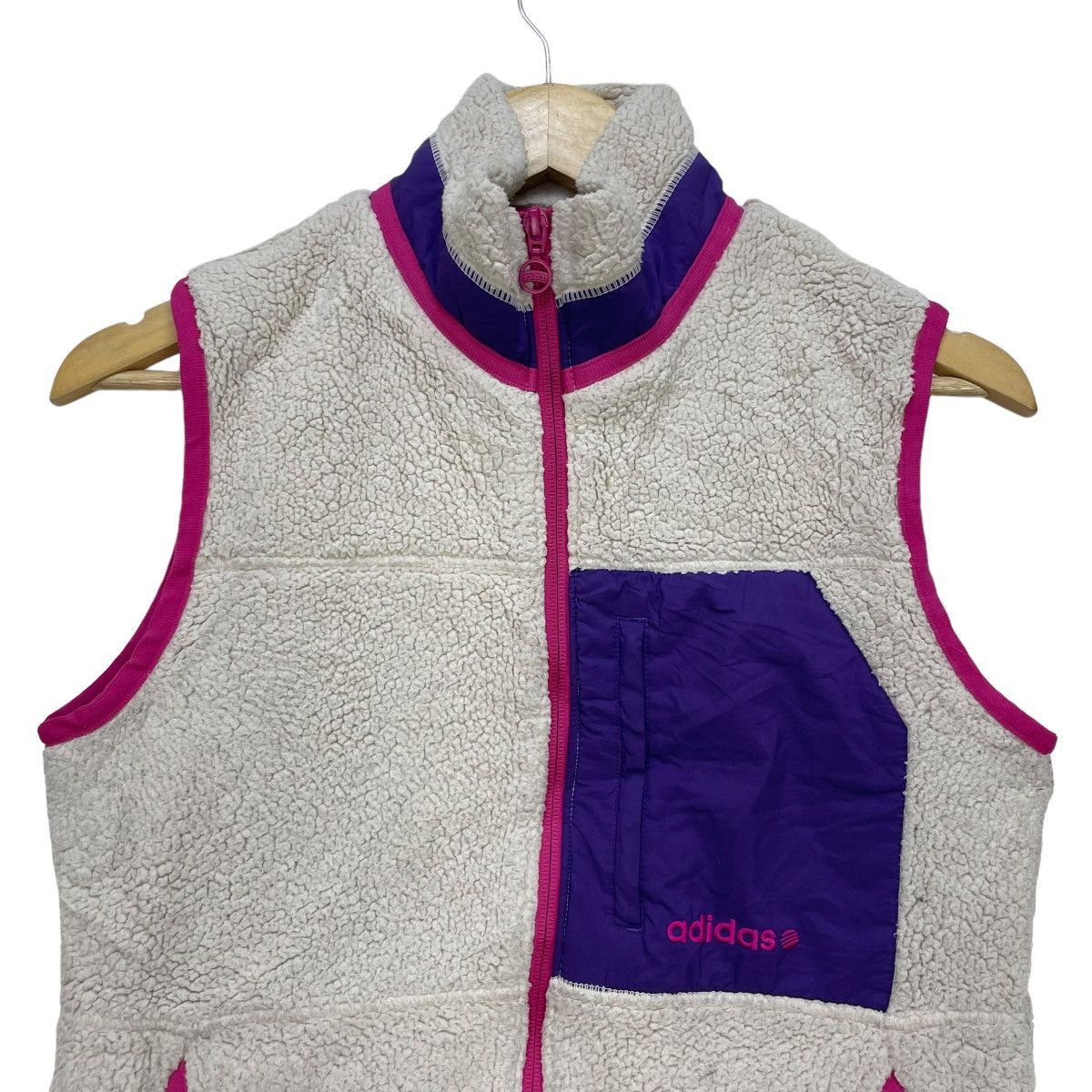 Adidas Adidas Deep Pile Vest Jacket Size M / US 6-8 / IT 42-44 - 3 Thumbnail
