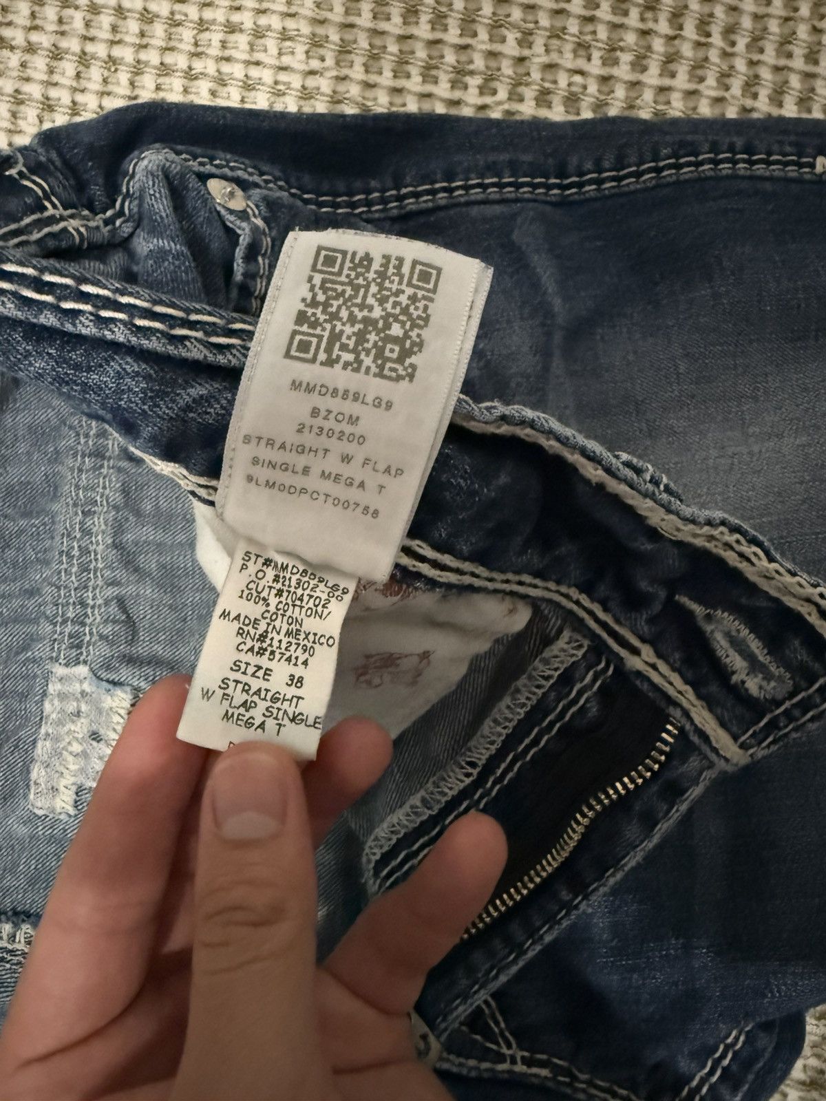 True Religion True Religion Double Stitch Denim Jeans Size US 38 / EU 54 - 8 Thumbnail