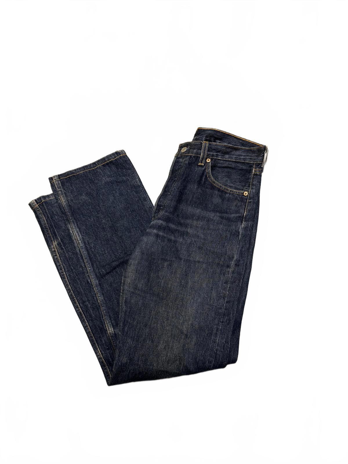 Designer Levi's 501 Men's Jeans W30 L34 Dark Wash Straight Leg Size US 30 / EU 46 - 5 Thumbnail