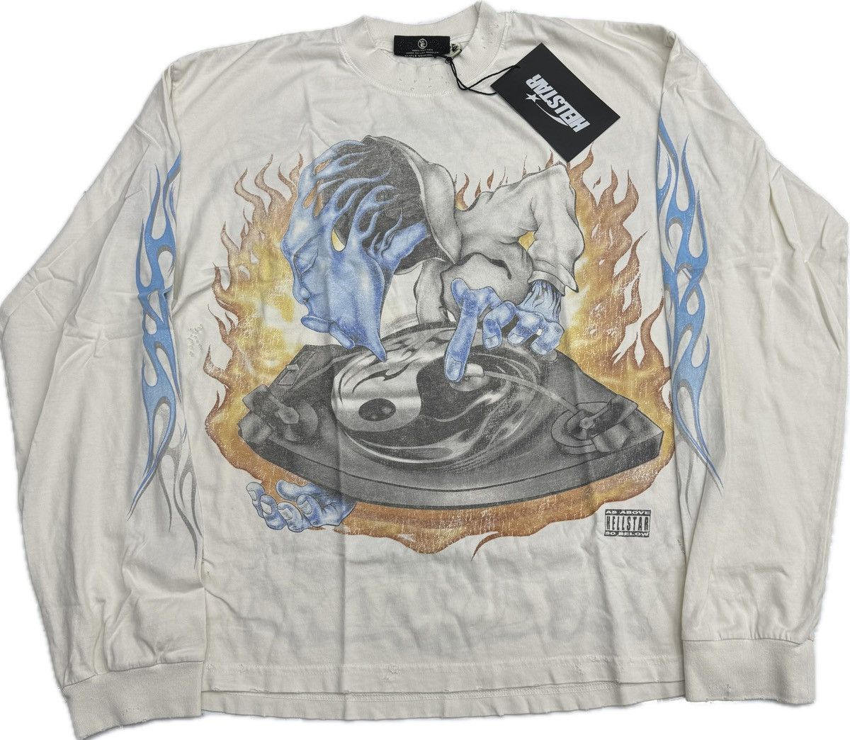 HELLSTAR Hellstar DJ Reverse Long Sleeve T-shirt Size US L / EU 52-54 / 3 - 1 Thumbnail